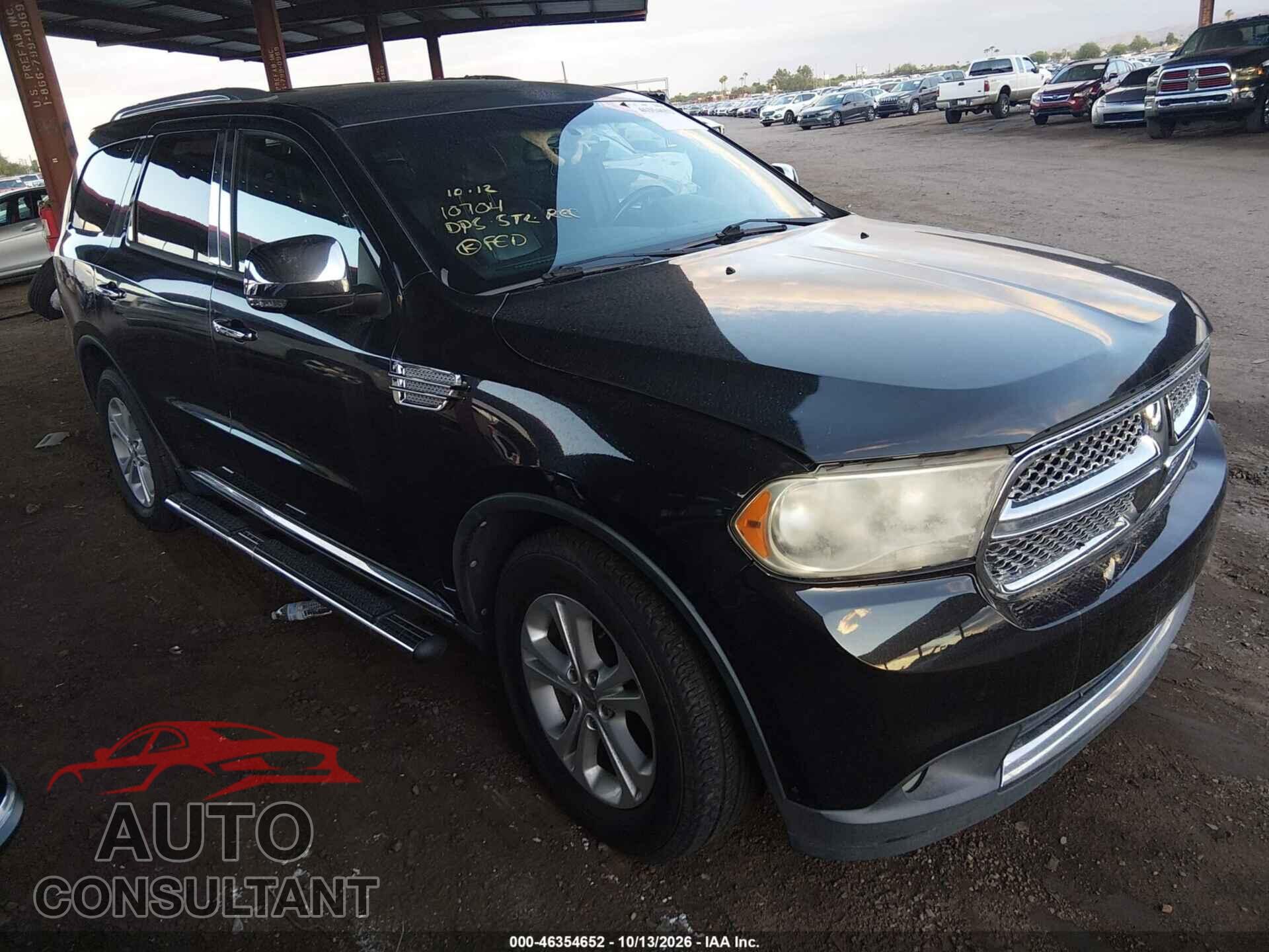 DODGE DURANGO 2012 - 1C4RDHDG5CC260026