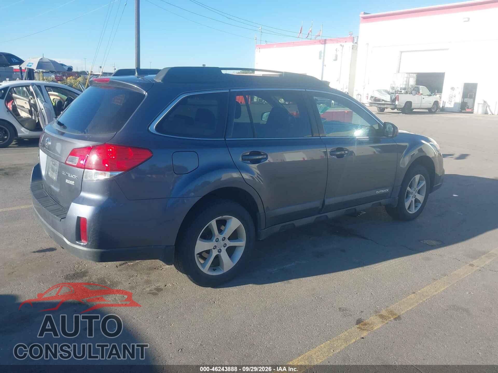 SUBARU OUTBACK 2014 - 4S4BRBCC3E3282314