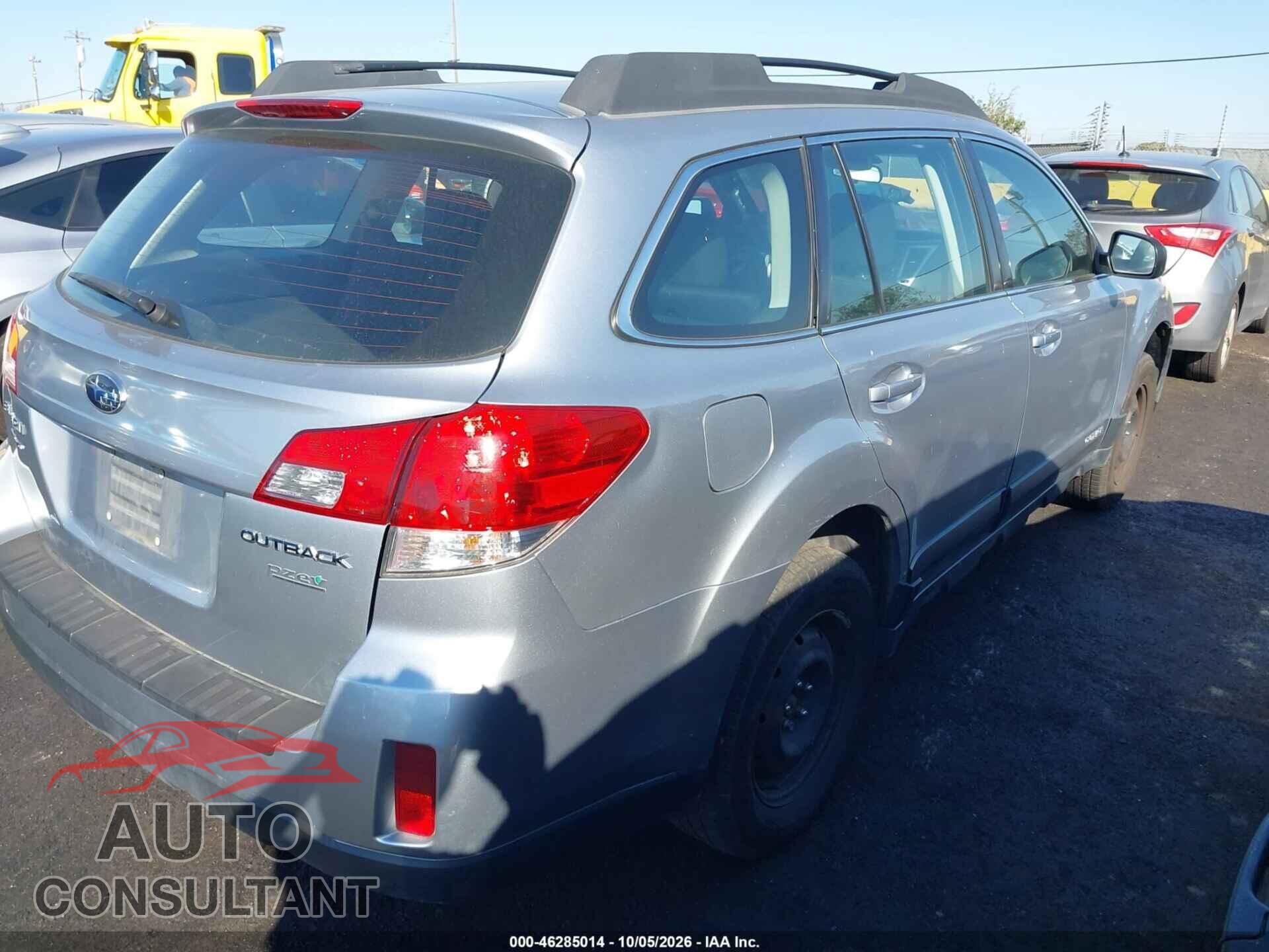 SUBARU OUTBACK 2012 - 4S4BRBAC6C3239084