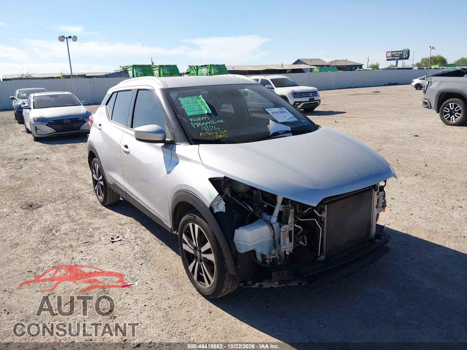 NISSAN KICKS 2019 - 3N1CP5CU3KL495887