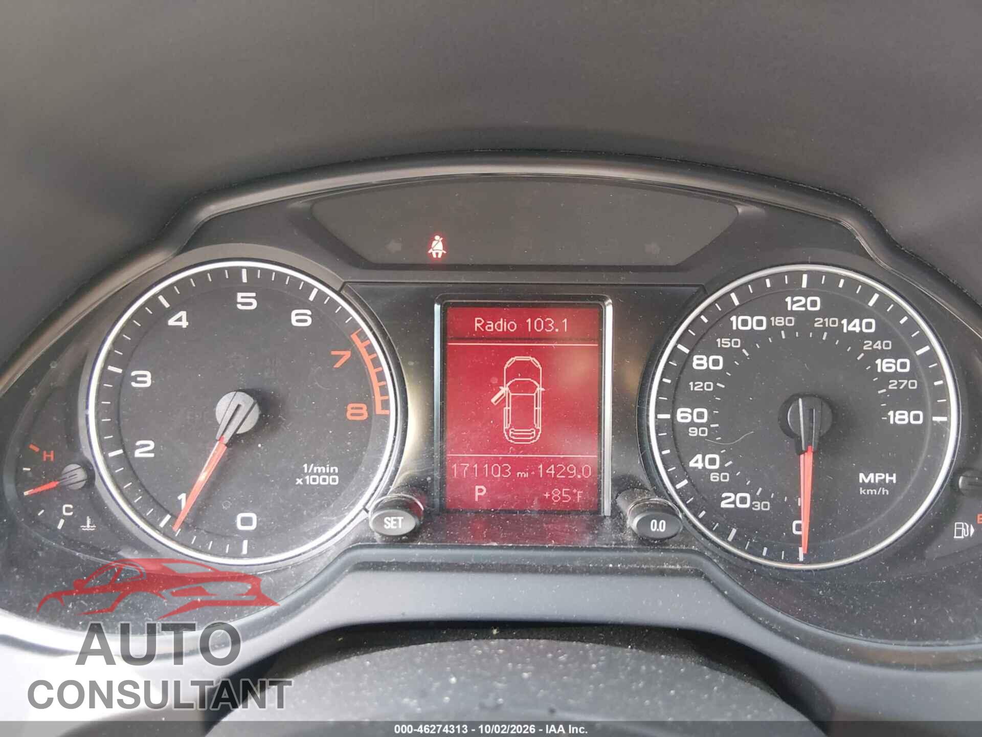 AUDI Q5 2011 - WA1CFAFP7BA036409