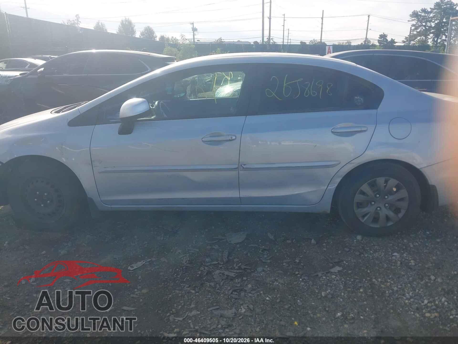 HONDA CIVIC 2012 - JHMFB2F56CS002264