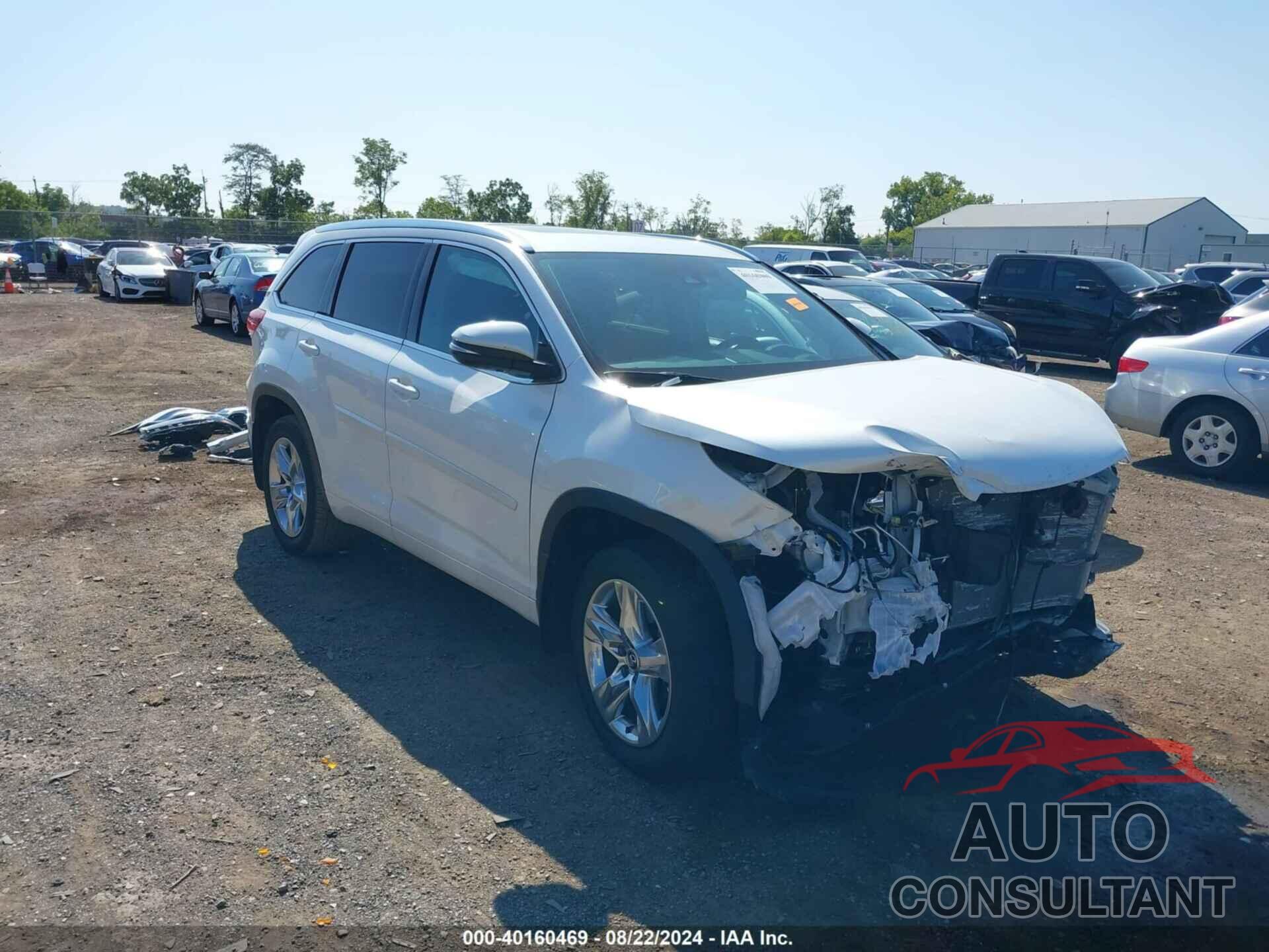 TOYOTA HIGHLANDER 2019 - 5TDDZRFHXKS729938