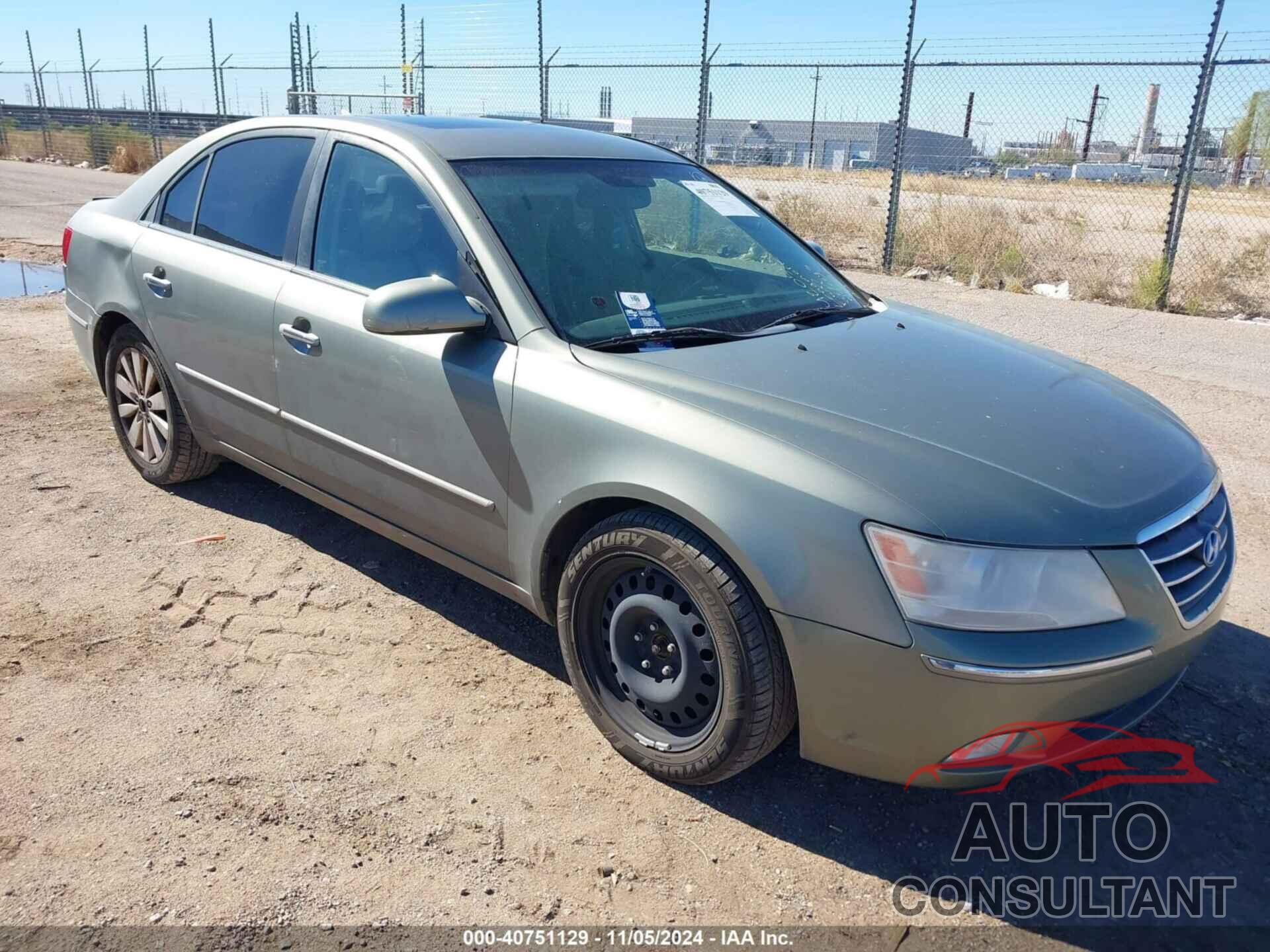 HYUNDAI SONATA 2009 - 5NPEU46C89H420544