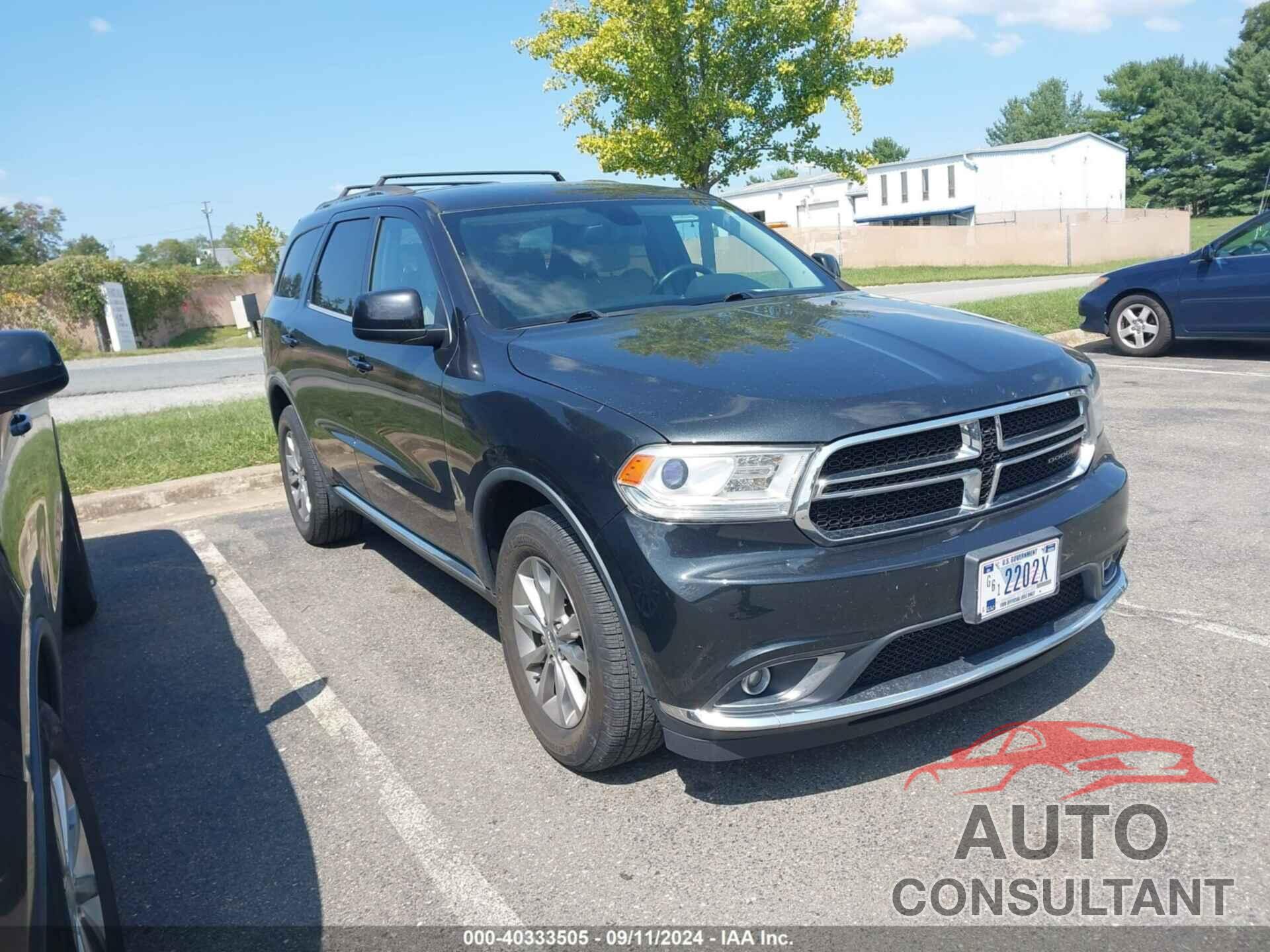 DODGE DURANGO 2016 - 1C4RDJAG9GC396838