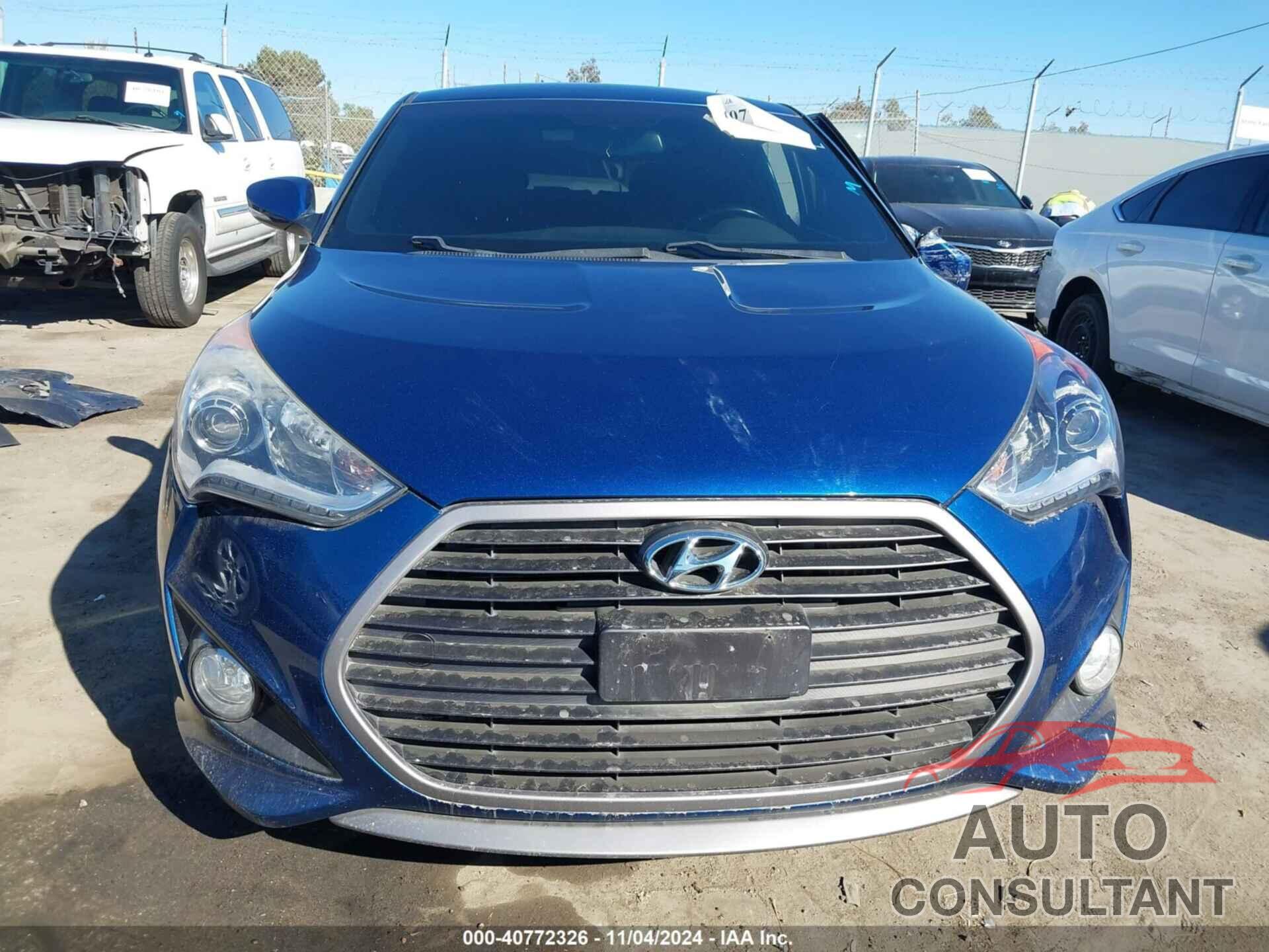 HYUNDAI VELOSTER 2016 - KMHTC6AE3GU291187