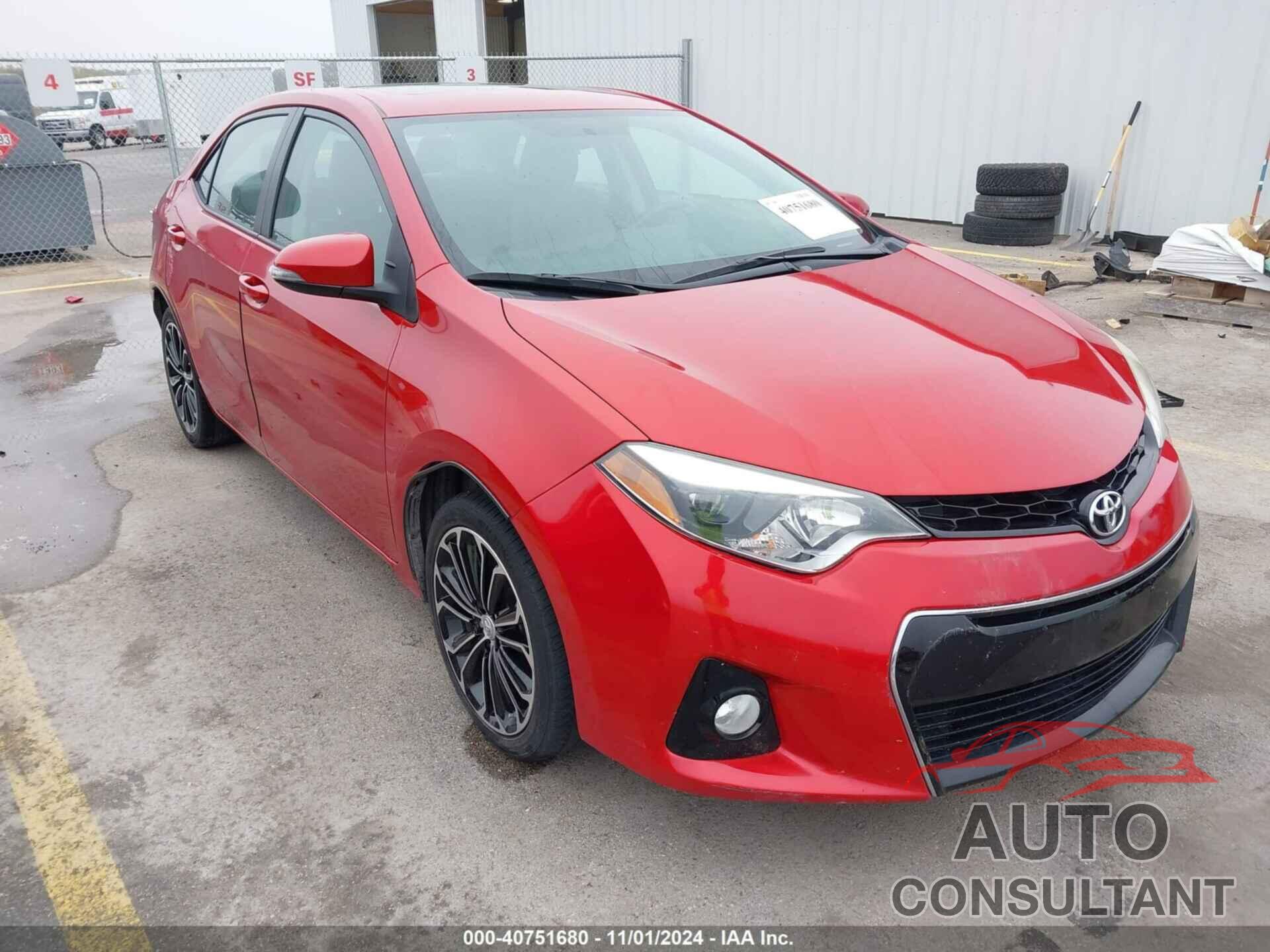 TOYOTA COROLLA 2015 - 5YFBURHE4FP297838
