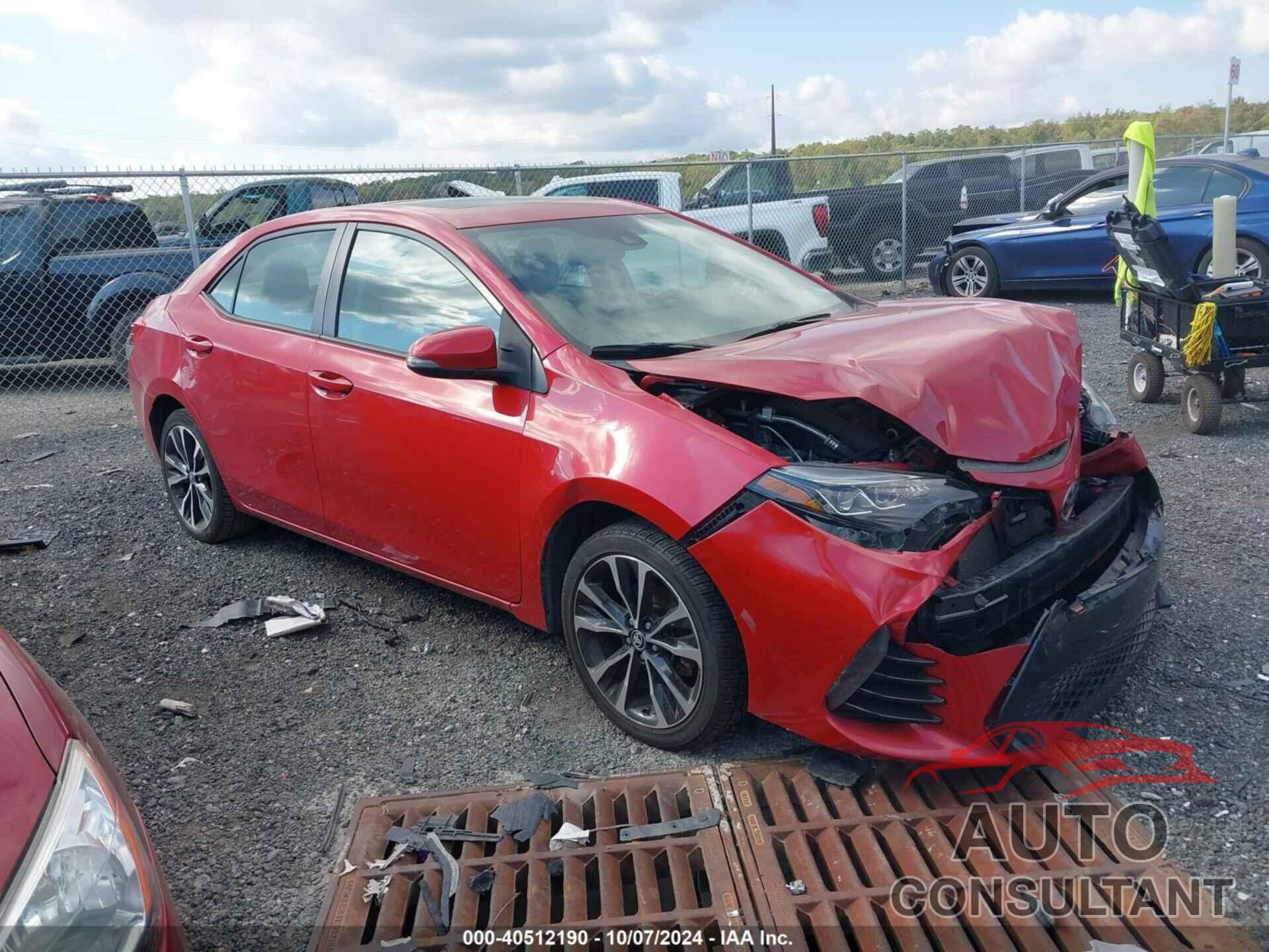 TOYOTA COROLLA 2017 - 2T1BURHE9HC843472