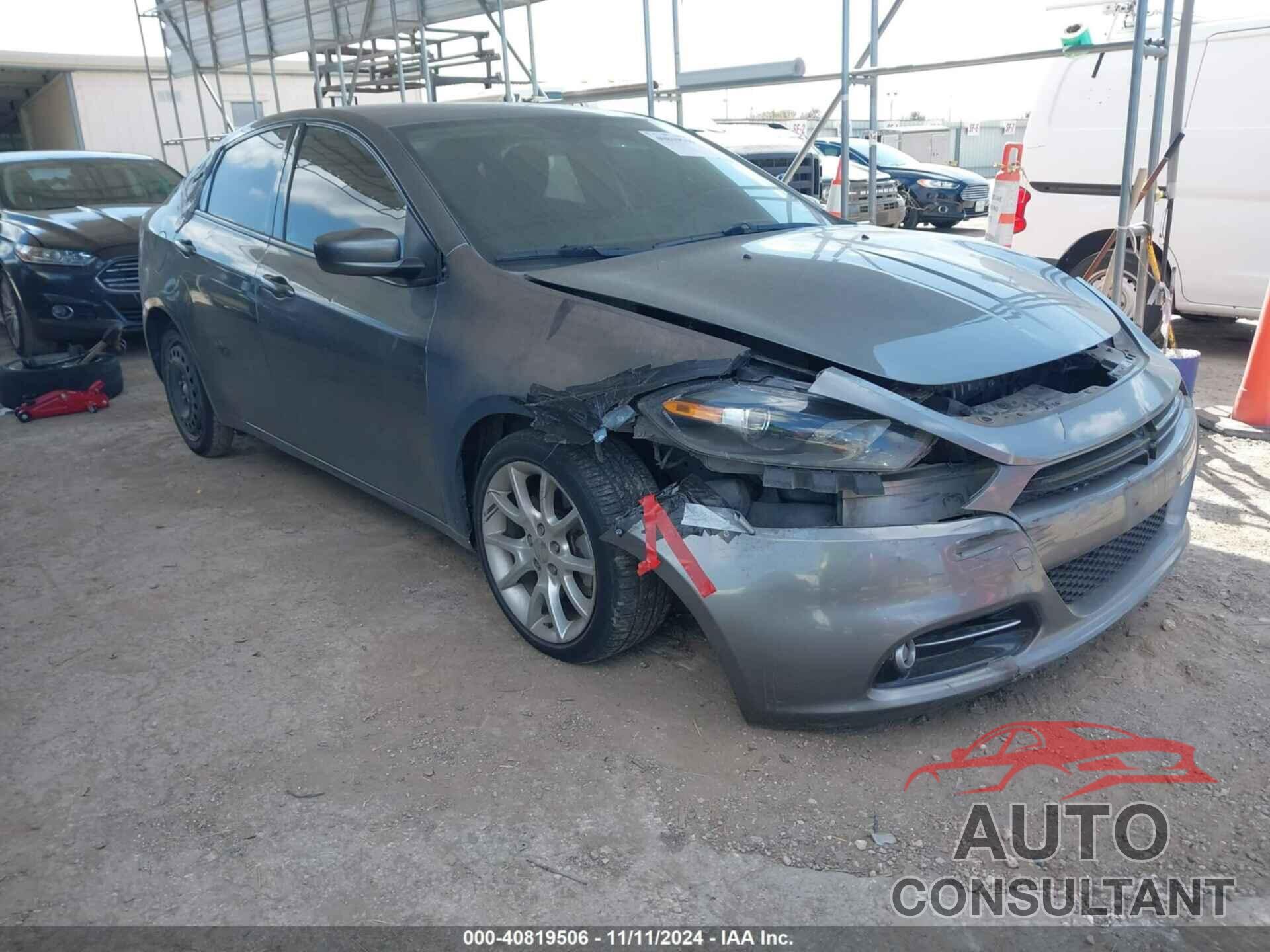DODGE DART 2013 - 1C3CDFBA3DD310317