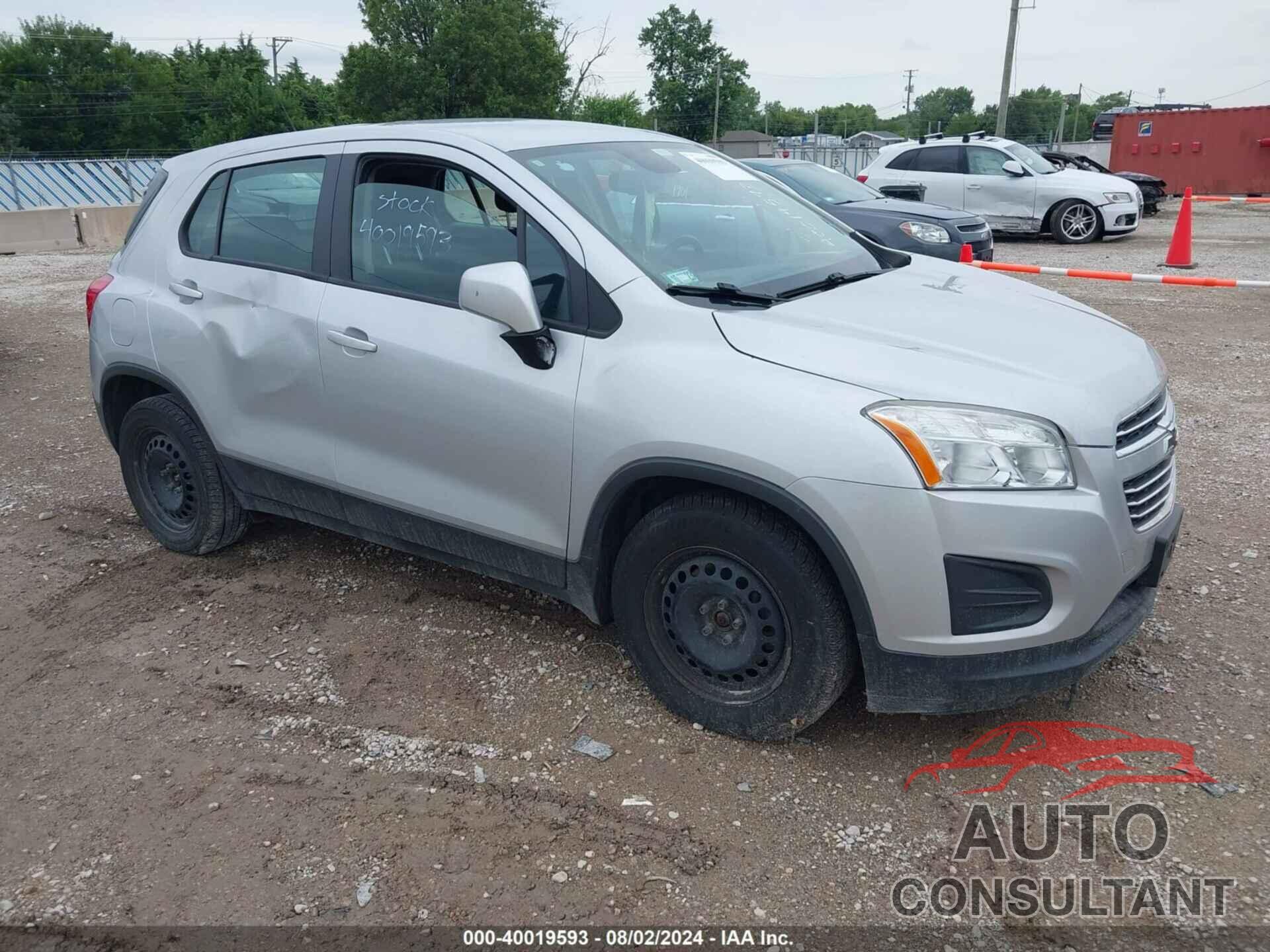 CHEVROLET TRAX 2016 - 3GNCJKSB8GL258534