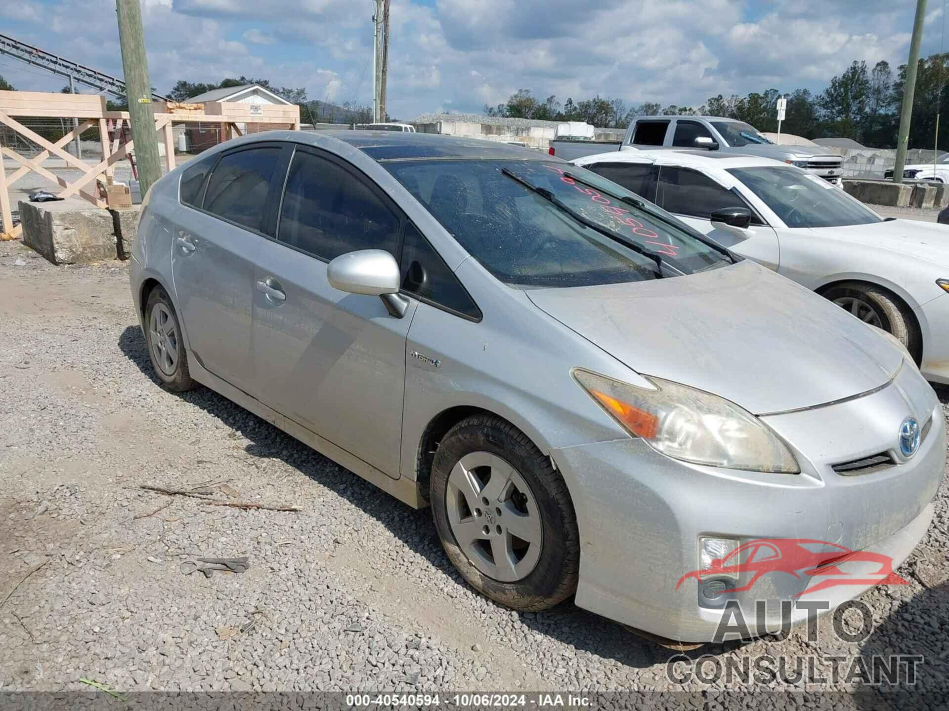 TOYOTA PRIUS 2011 - JTDKN3DU1B0248723