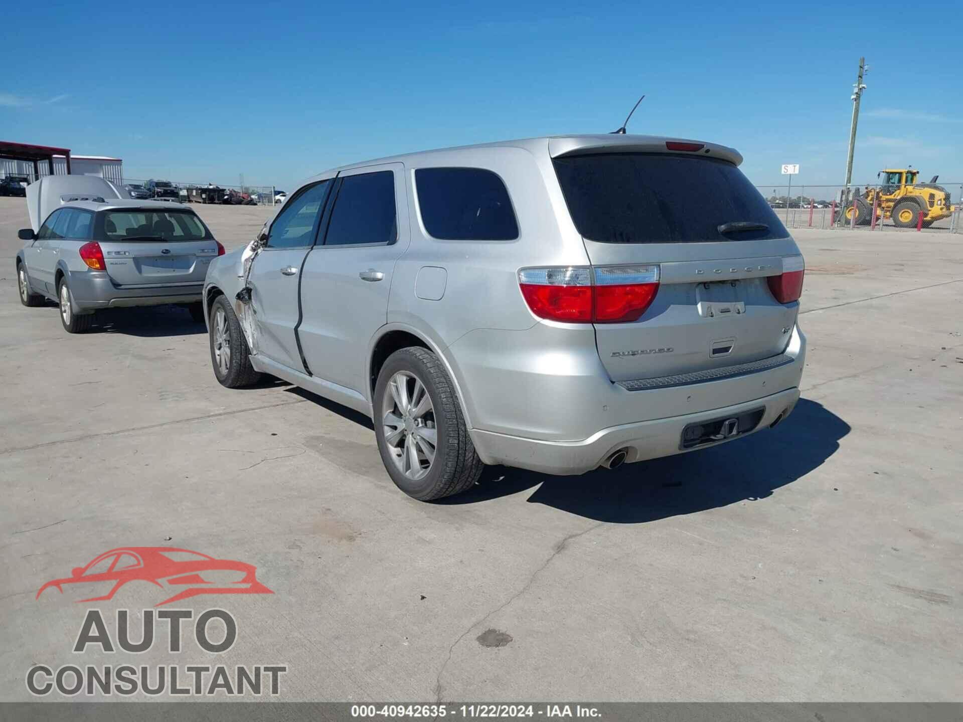 DODGE DURANGO 2011 - 1D4SD6GT8BC682324