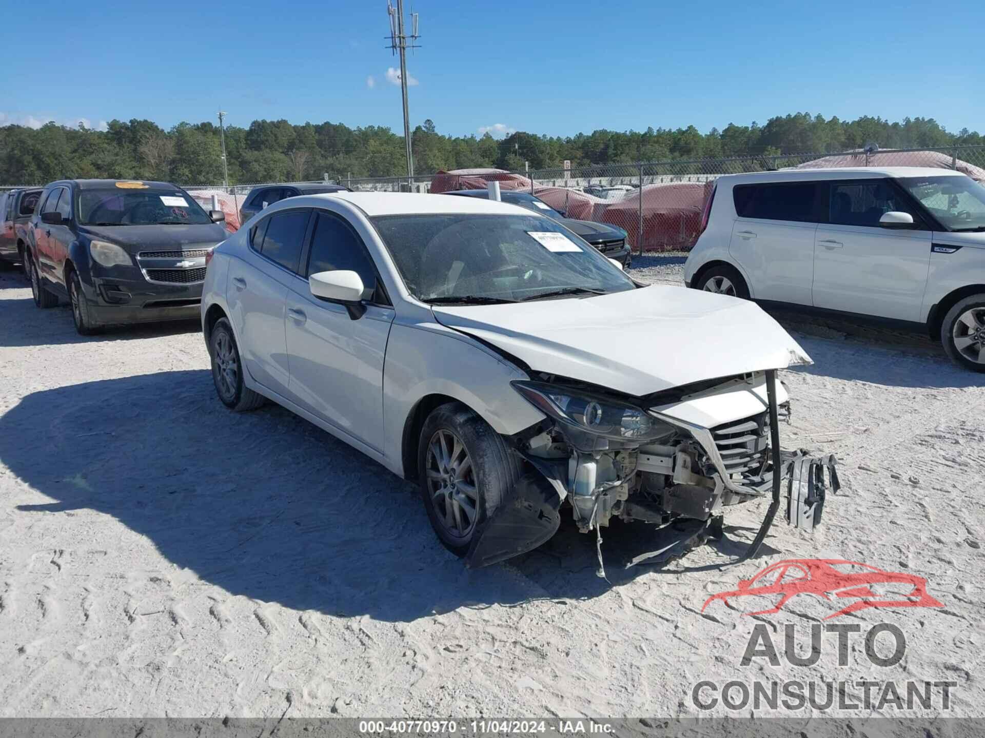 MAZDA MAZDA3 2016 - JM1BM1U74G1303751