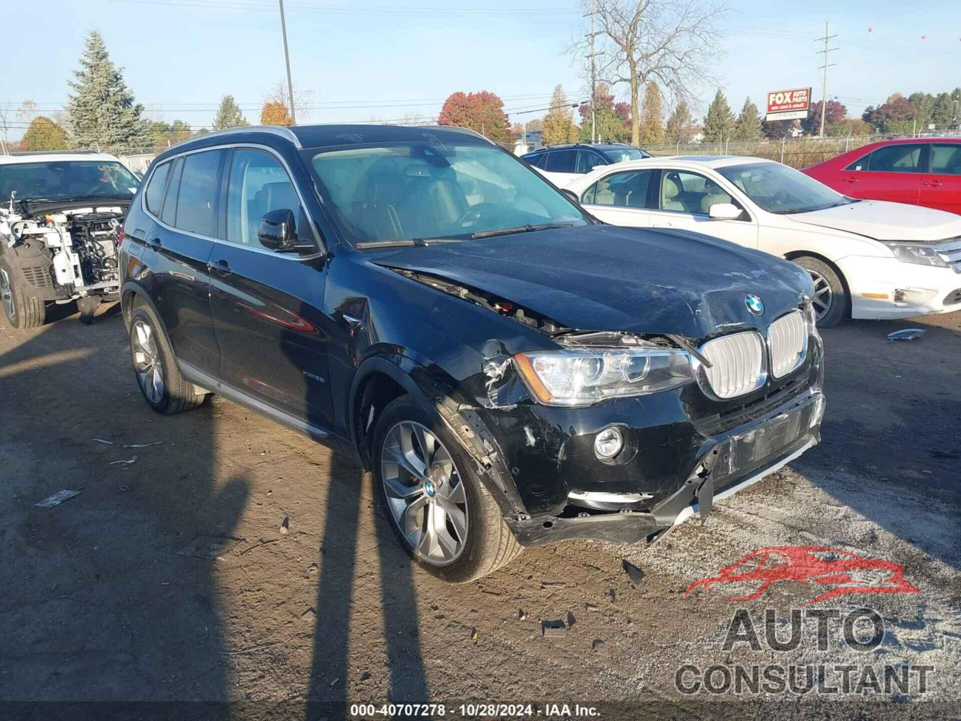 BMW X3 2017 - 5UXWX9C53H0D96844