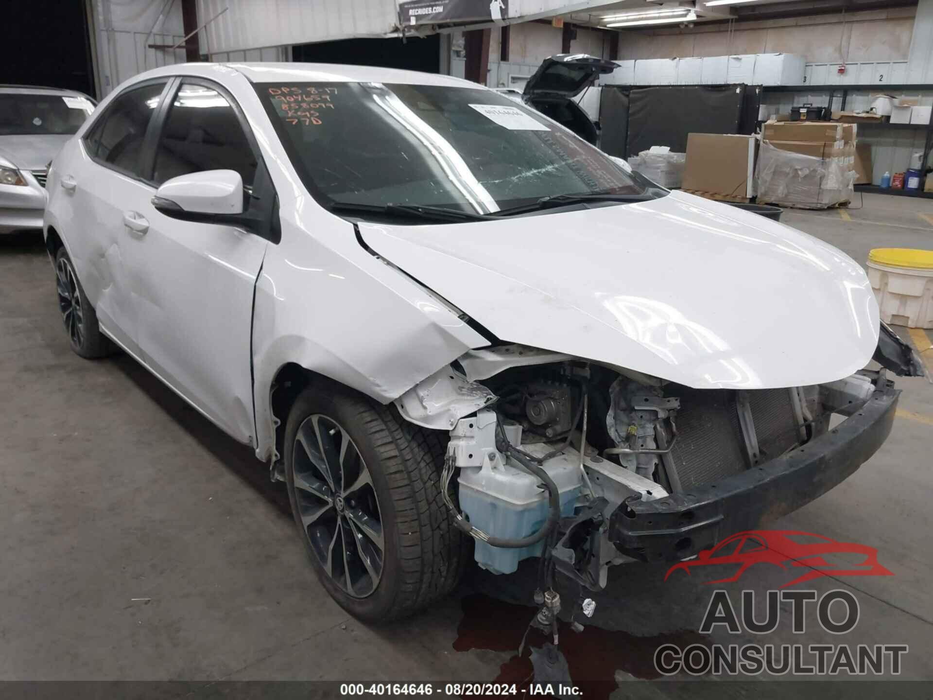 TOYOTA COROLLA 2017 - 2T1BURHE0HC858099