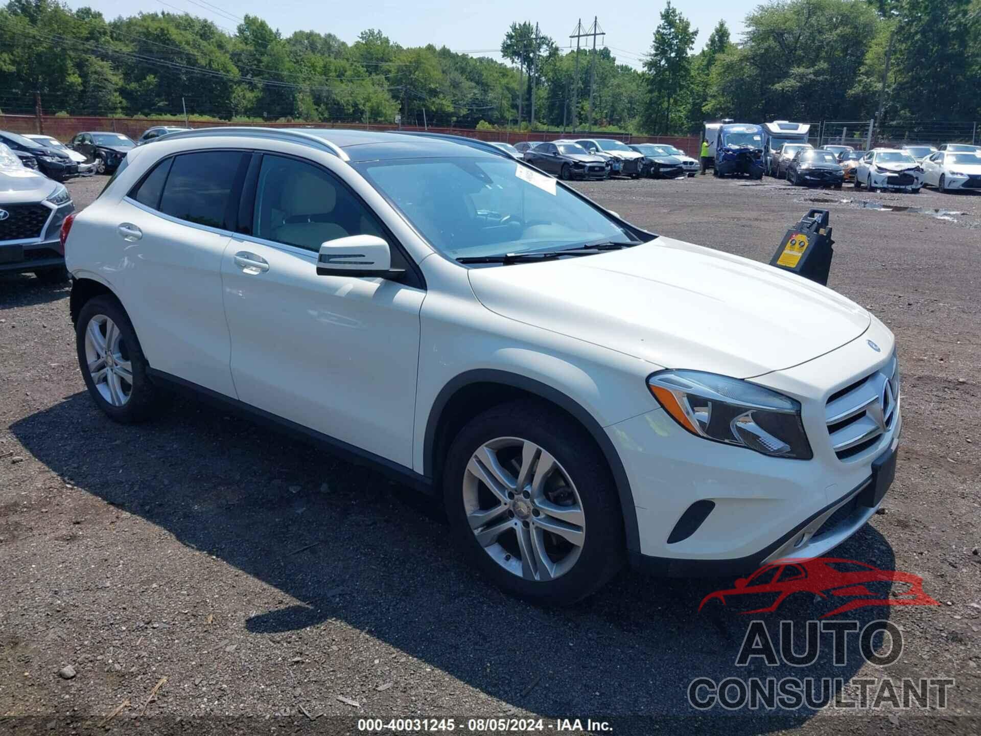 MERCEDES-BENZ GLA 250 2016 - WDCTG4GB3GJ235823