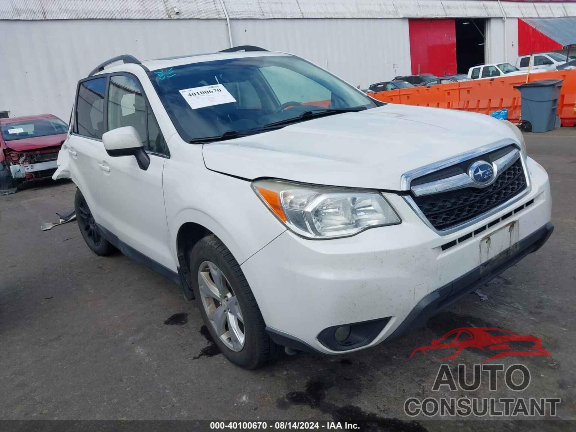 SUBARU FORESTER 2016 - JF2SJAKC0GH485613