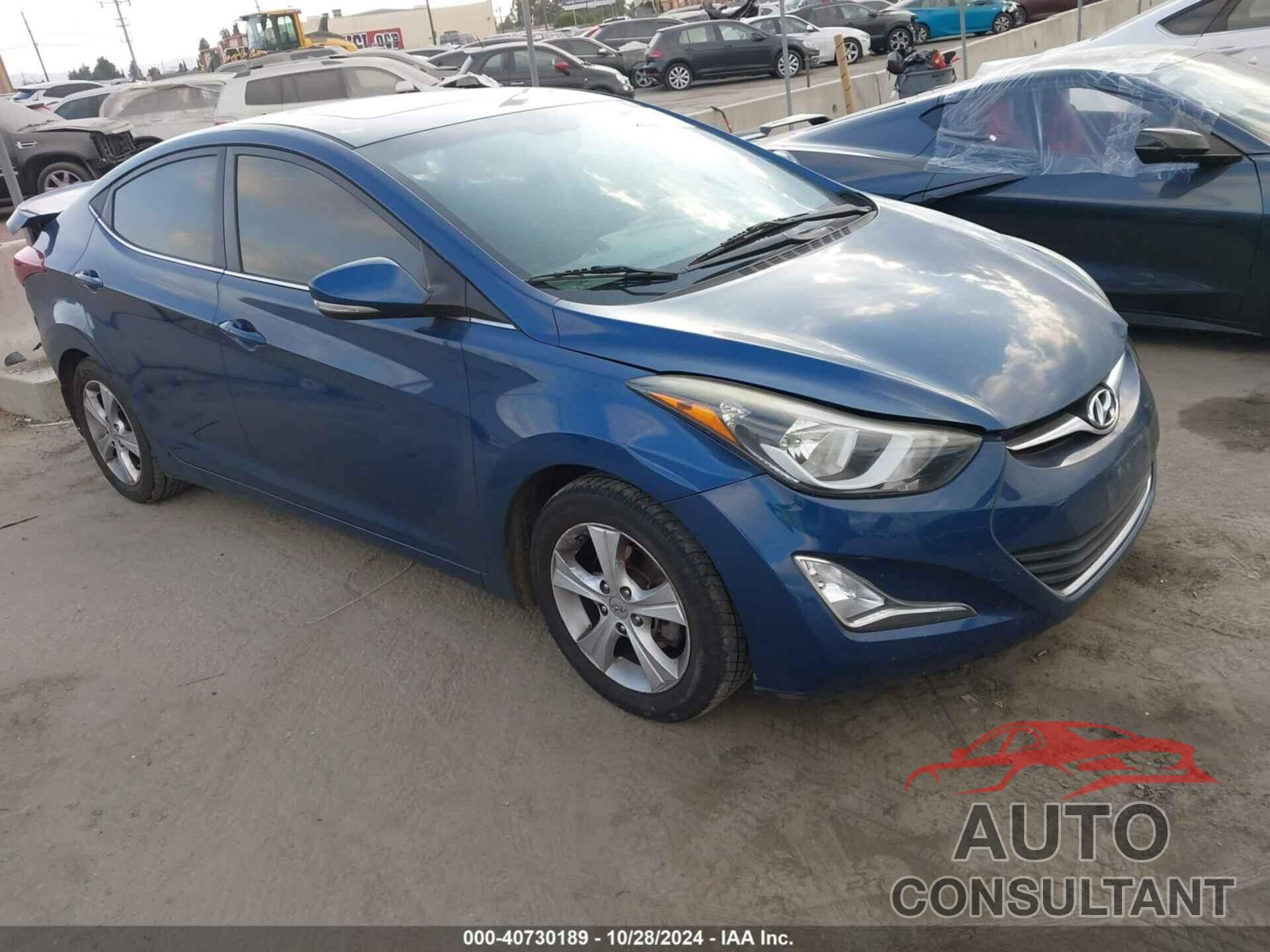 HYUNDAI ELANTRA 2016 - KMHDH4AE2GU553856