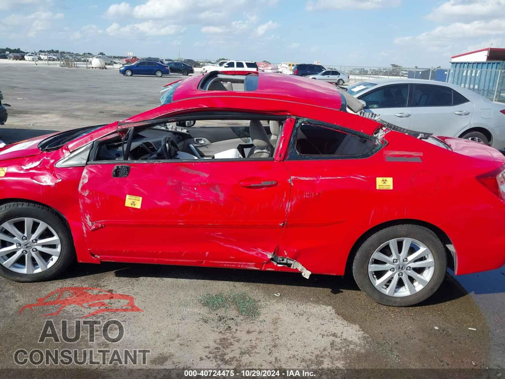 HONDA CIVIC 2012 - 2HGFG3B82CH518221