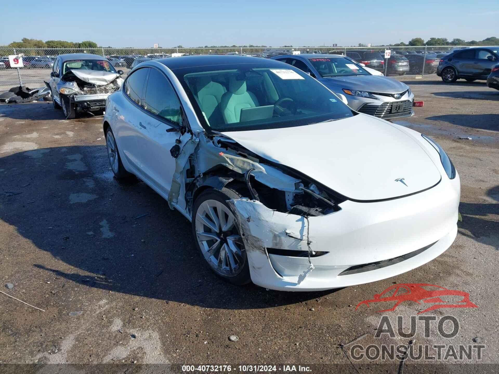 TESLA MODEL 3 2022 - 5YJ3E1EB0NF269039