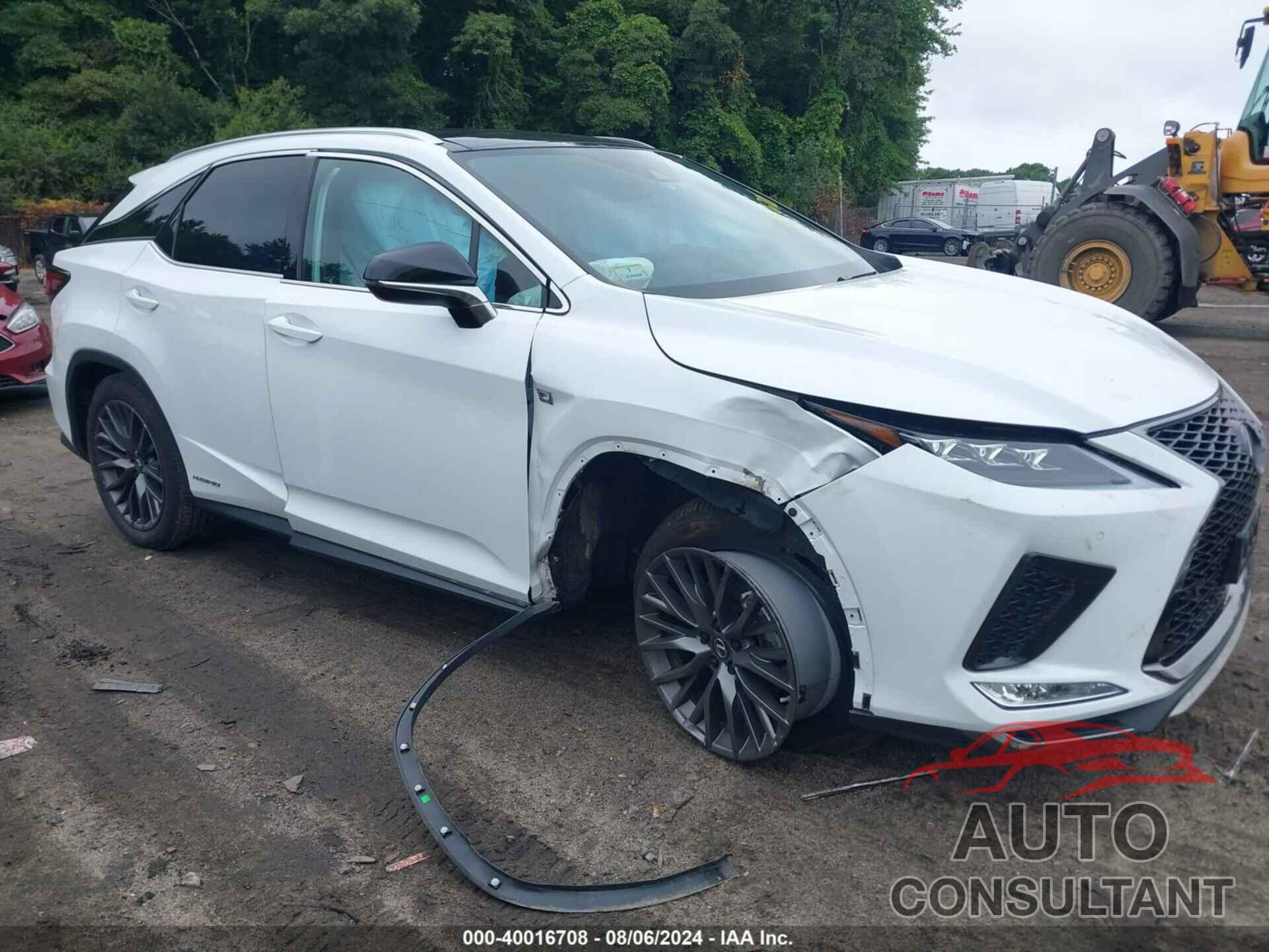 LEXUS RX 450H 2022 - 2T2YGMDA5NC088352