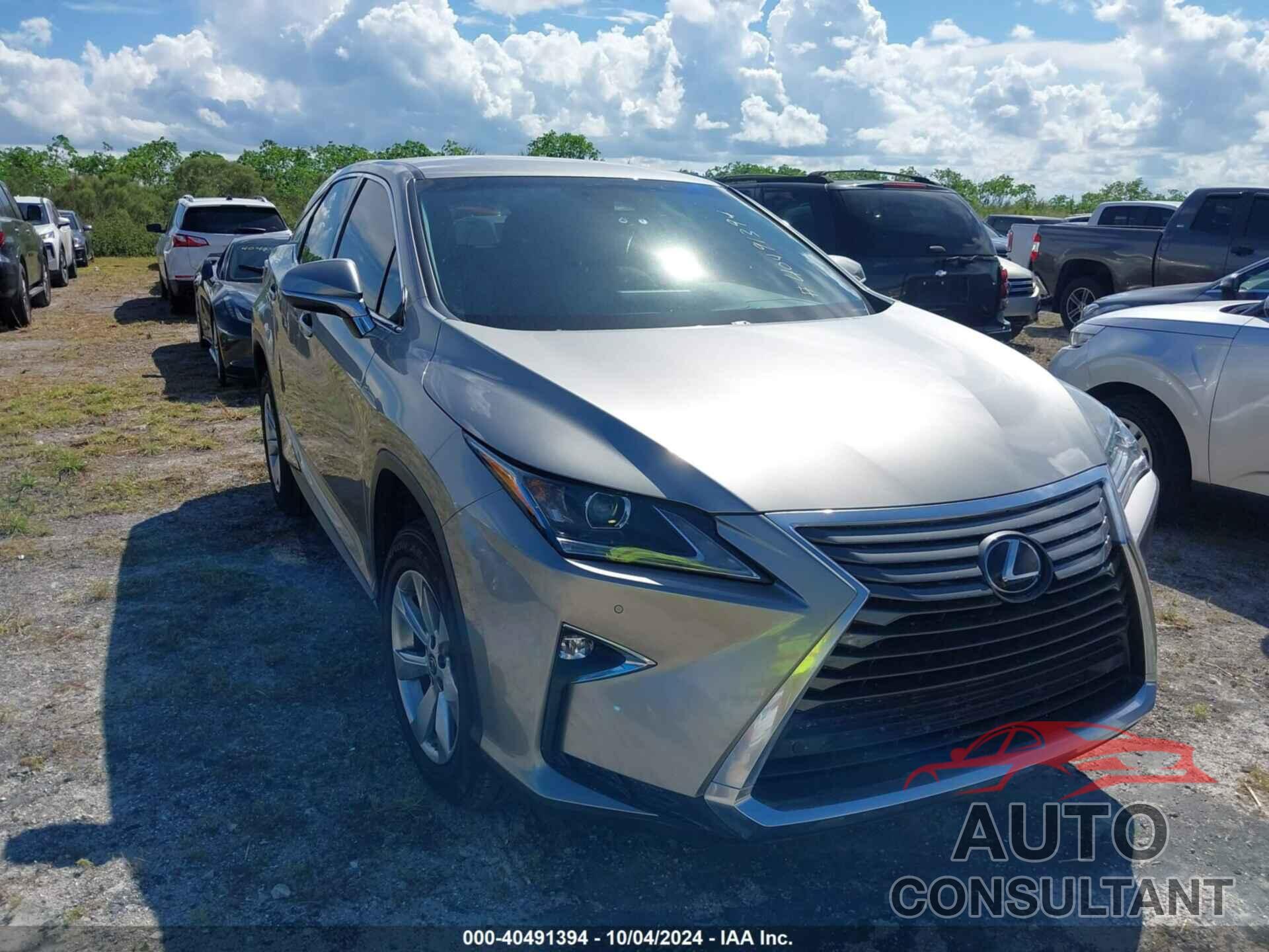 LEXUS RX 2018 - 2T2ZZMCA6JC116475