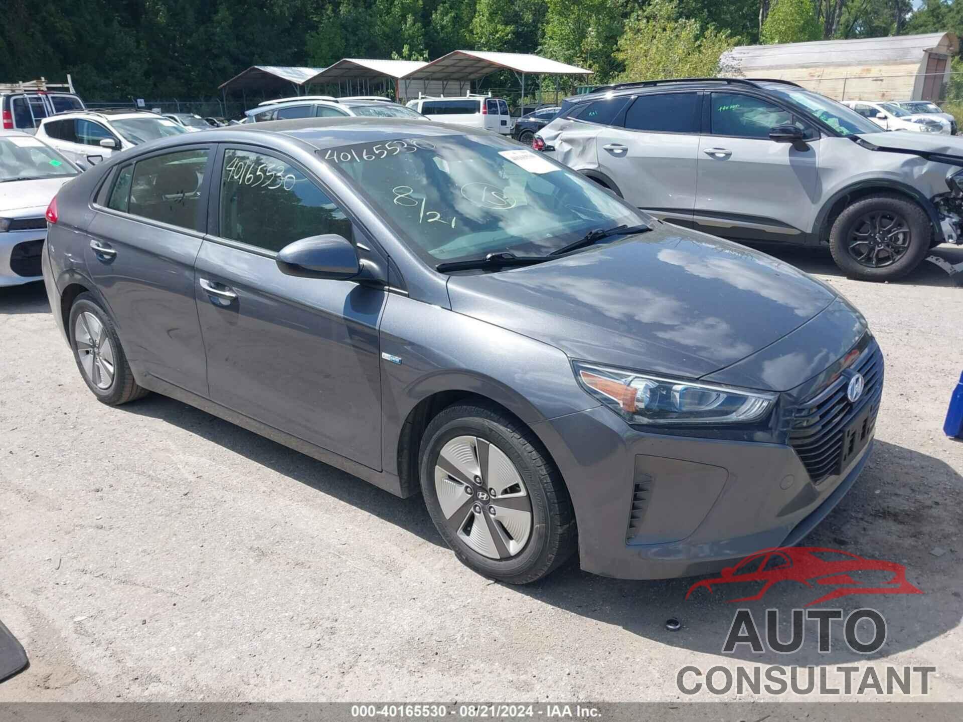 HYUNDAI IONIQ HYBRID 2019 - KMHC65LC4KU107381