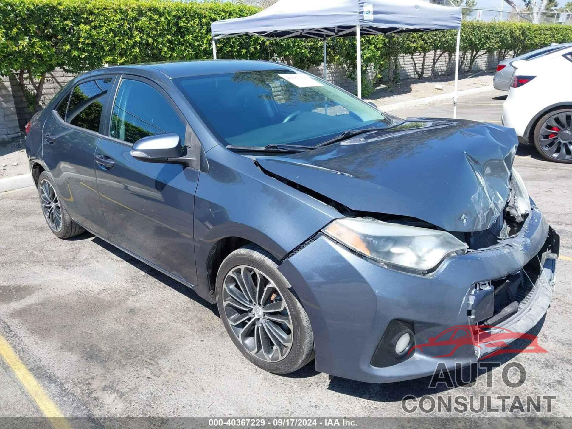 TOYOTA COROLLA 2016 - 5YFBURHE1GP557579