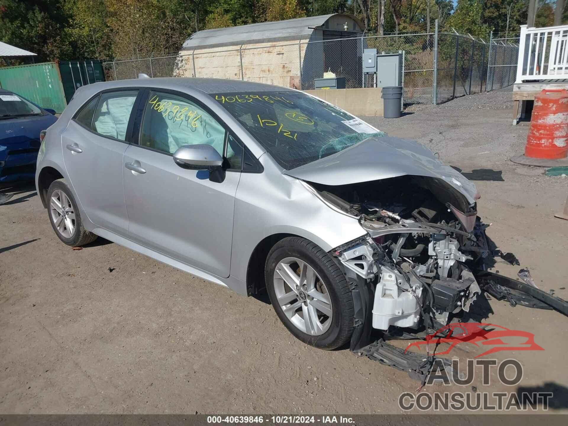 TOYOTA COROLLA 2020 - JTND4RBE1L3079325