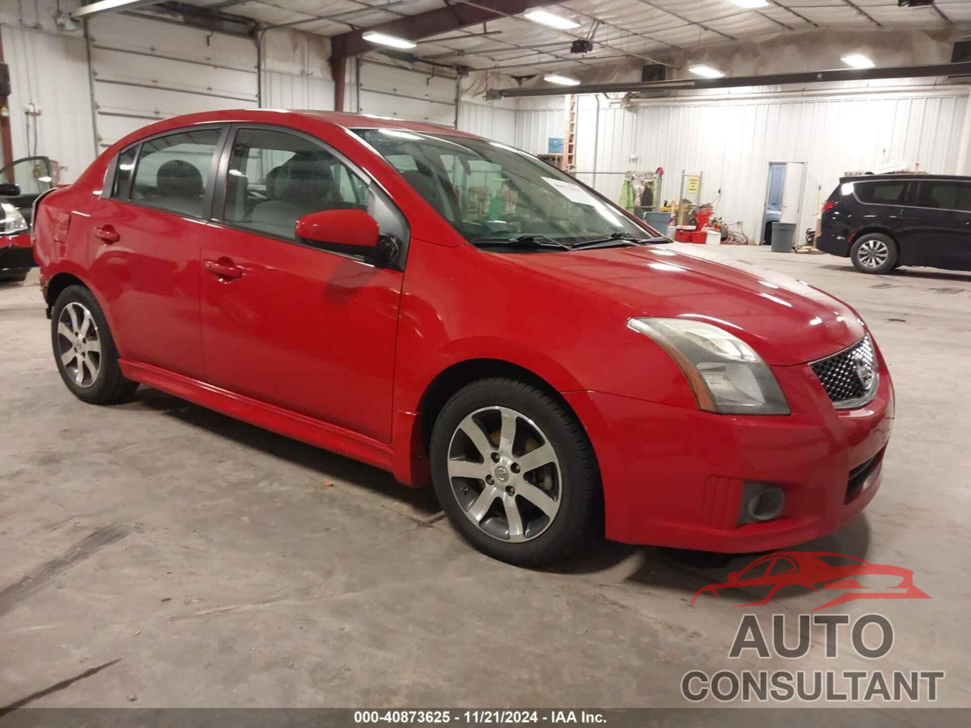 NISSAN SENTRA 2012 - 3N1AB6AP0CL755690