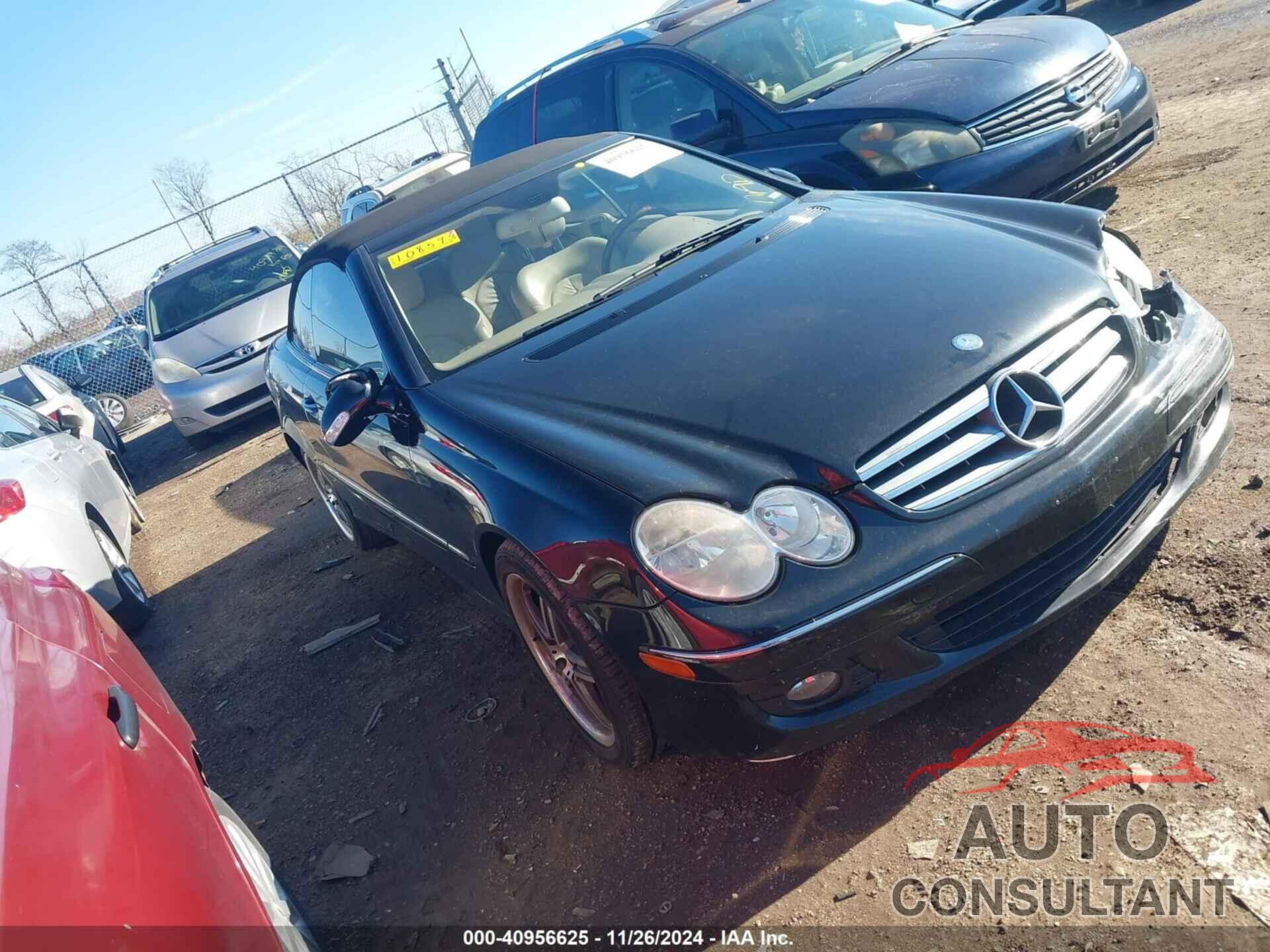 MERCEDES-BENZ CLK 350 2009 - WDBTK56F19T108573