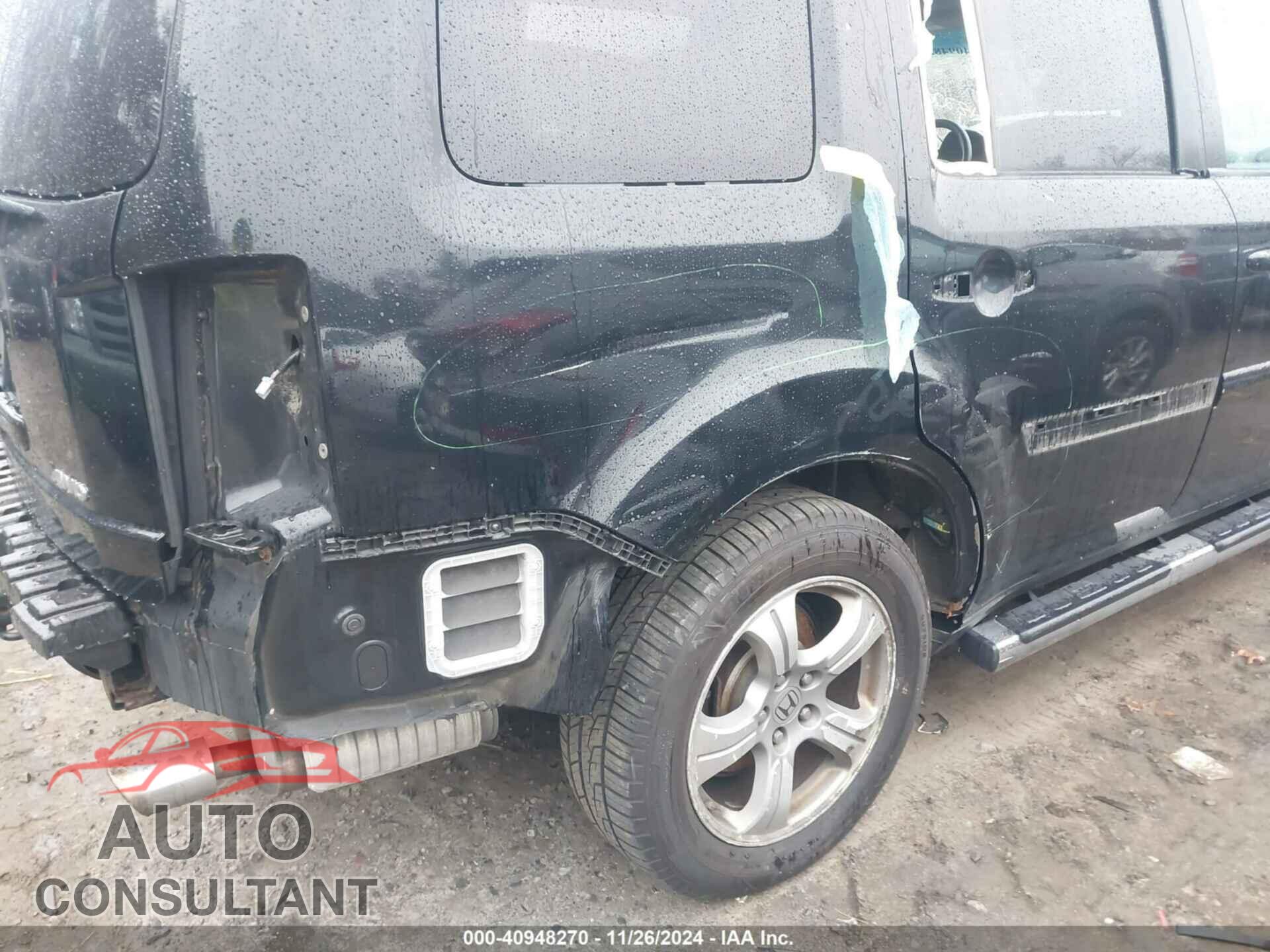 HONDA PILOT 2012 - 5FNYF4H69CB046465