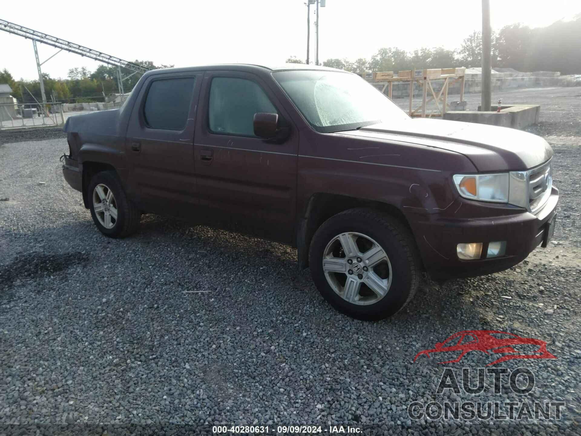 HONDA RIDGELINE 2011 - 5FPYK1F58BB004587