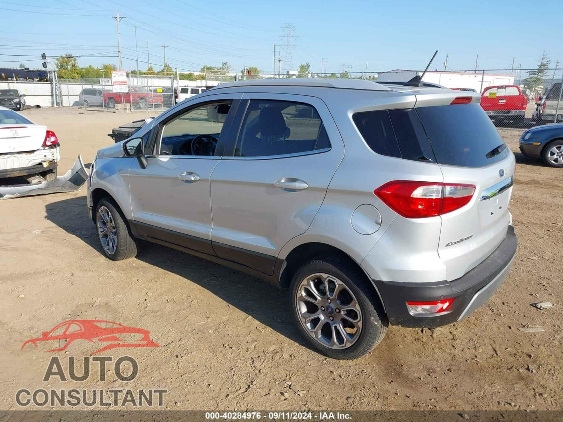 FORD ECOSPORT 2019 - MAJ6S3KL6KC251531