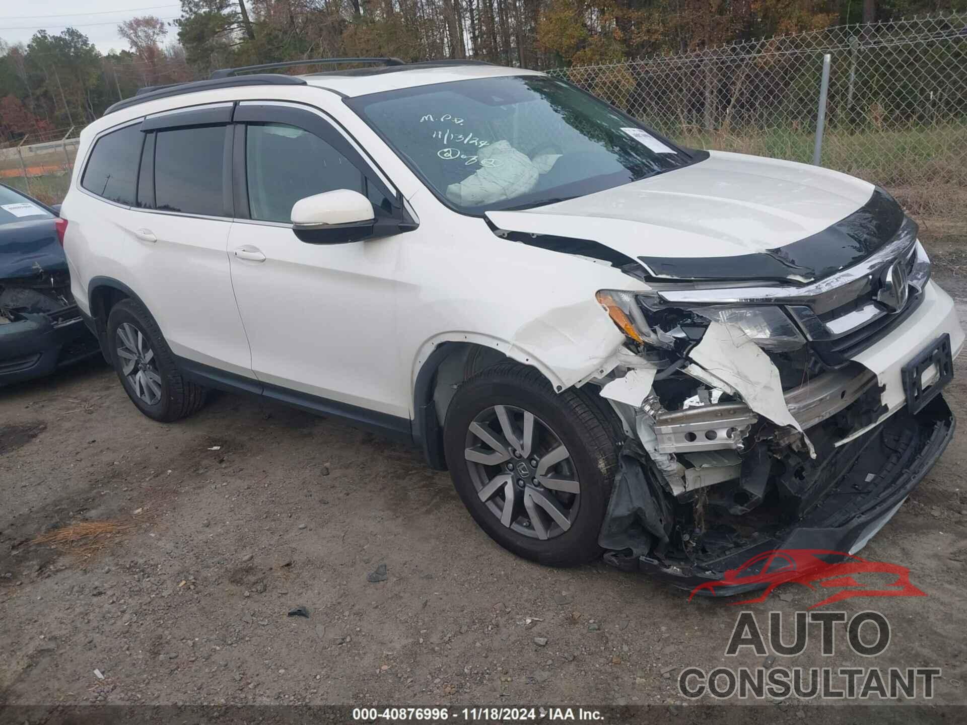 HONDA PILOT 2019 - 5FNYF6H53KB016265