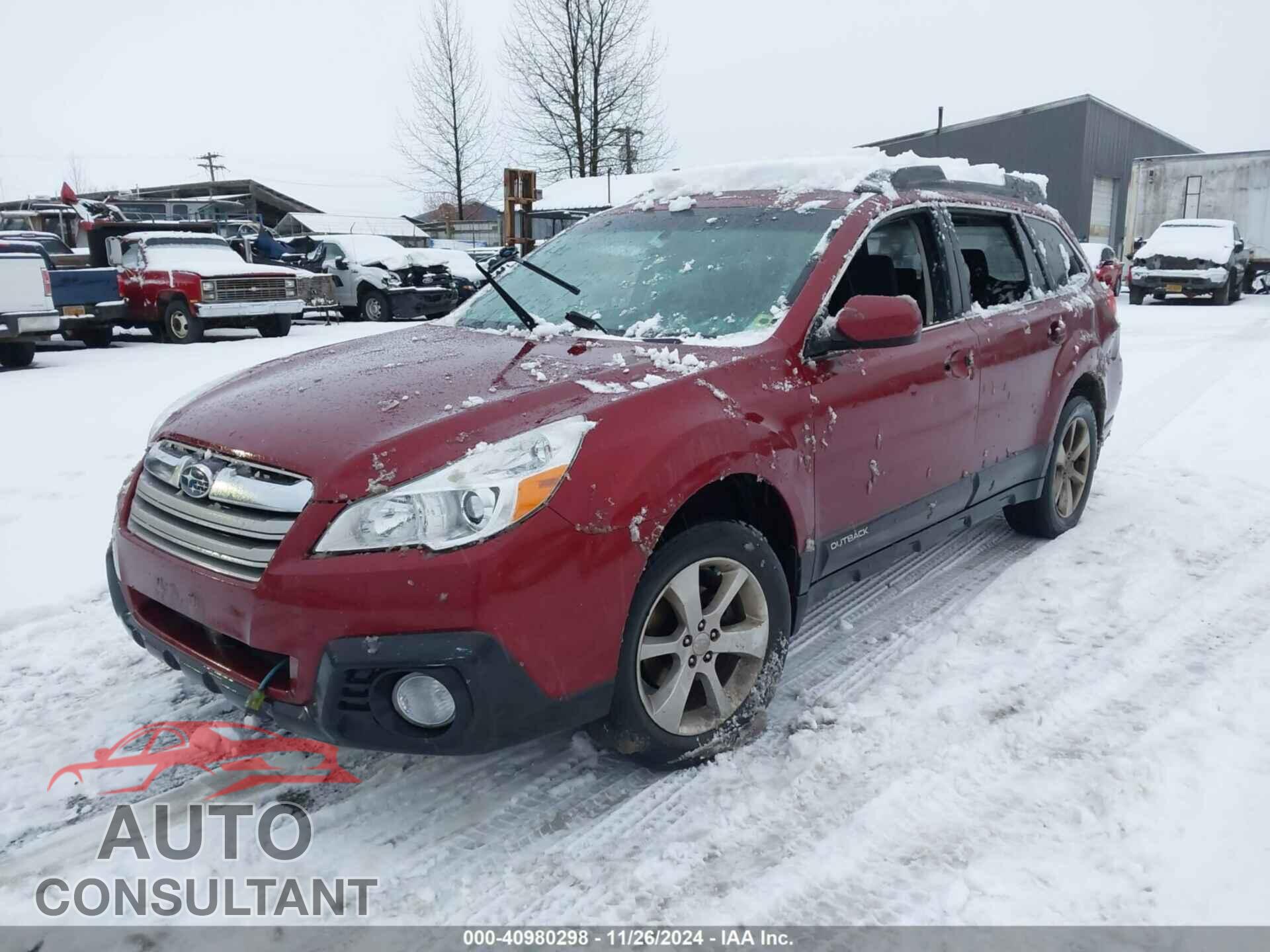 SUBARU OUTBACK 2014 - 4S4BRBDC4E3298309