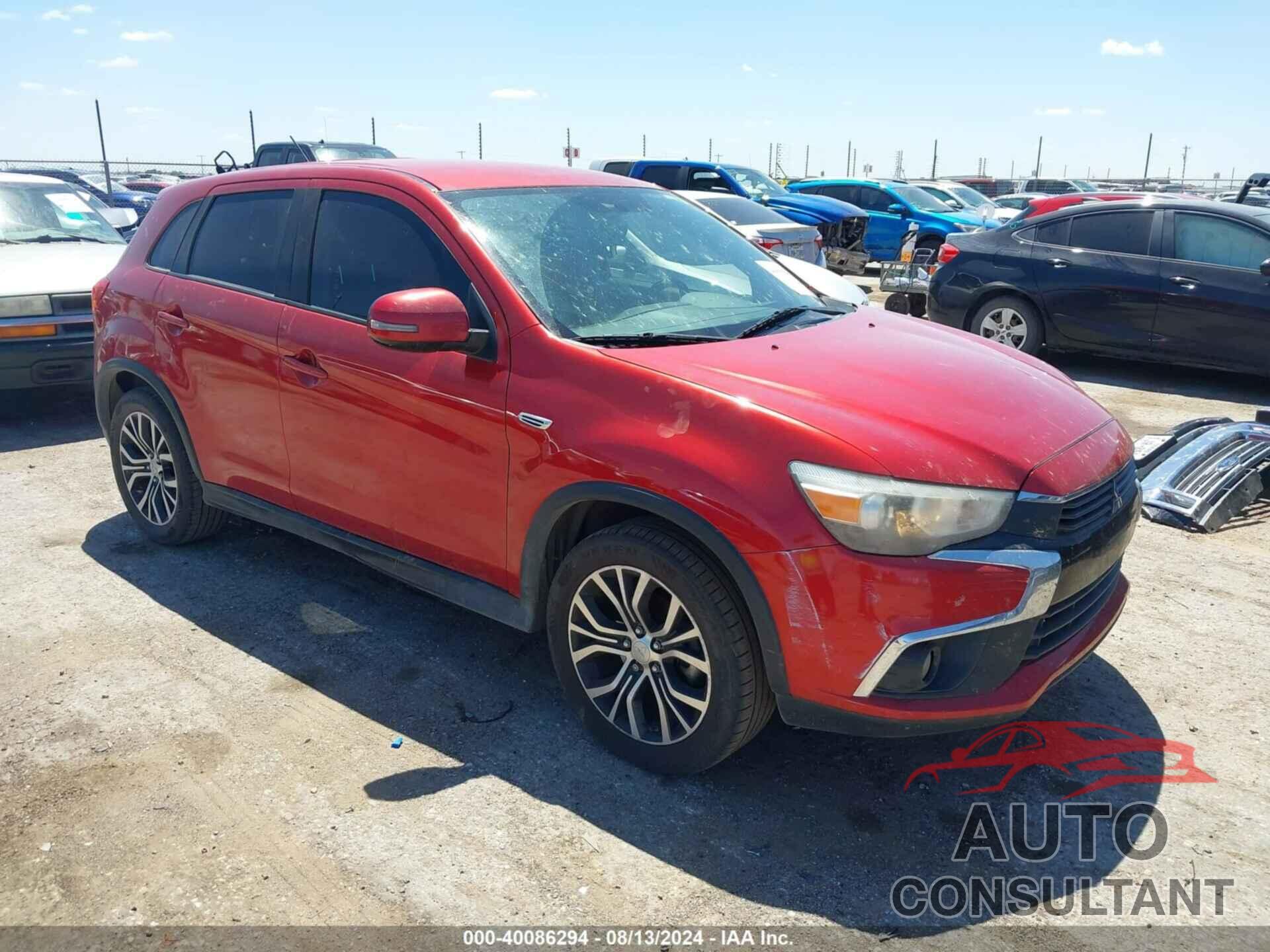 MITSUBISHI OUTLANDER SPORT 2016 - JA4AP3AW0GZ059554