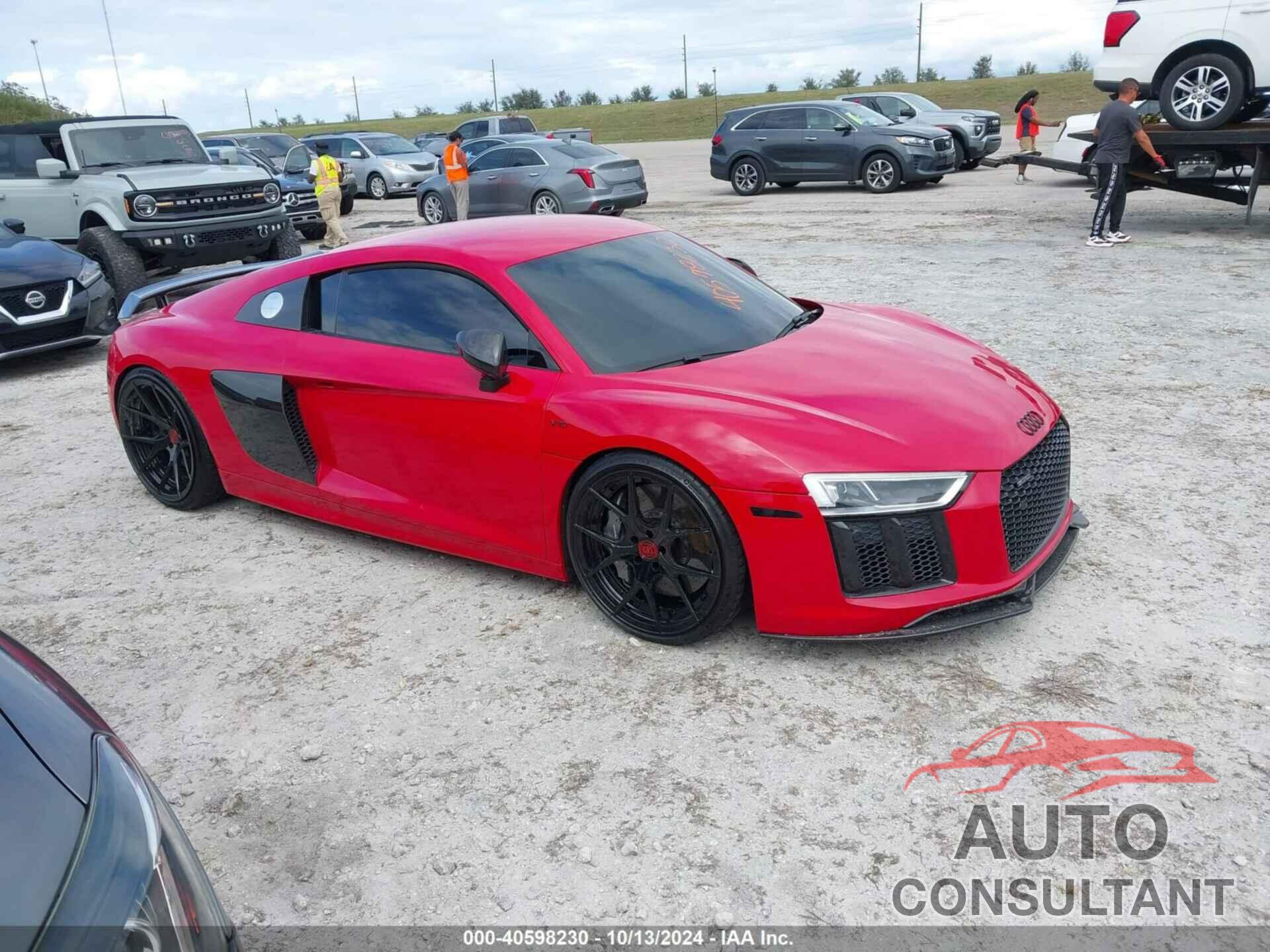 AUDI R8 2018 - WUAKBAFX2J7902027