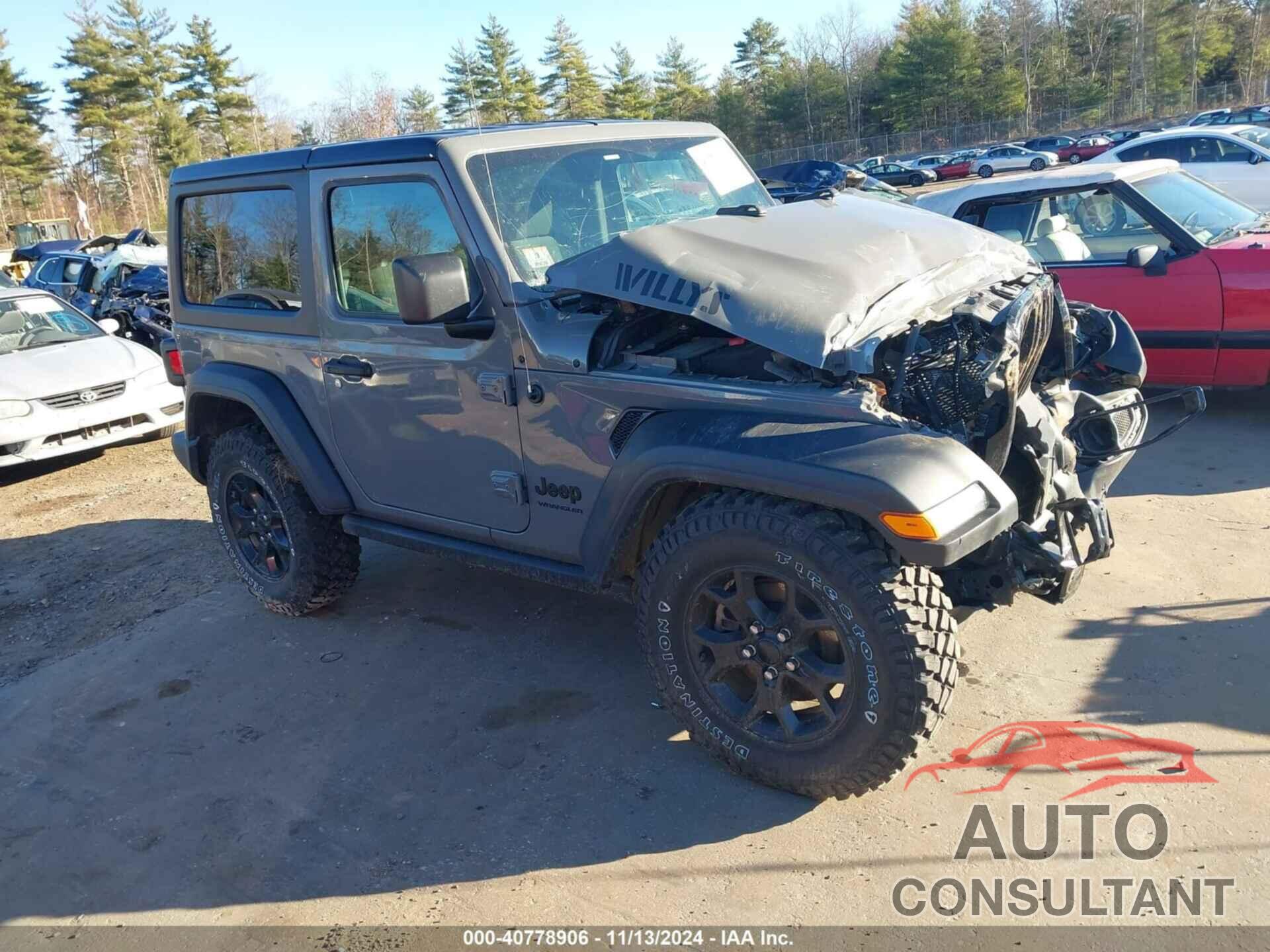 JEEP WRANGLER 2021 - 1C4HJXAGXMW626405