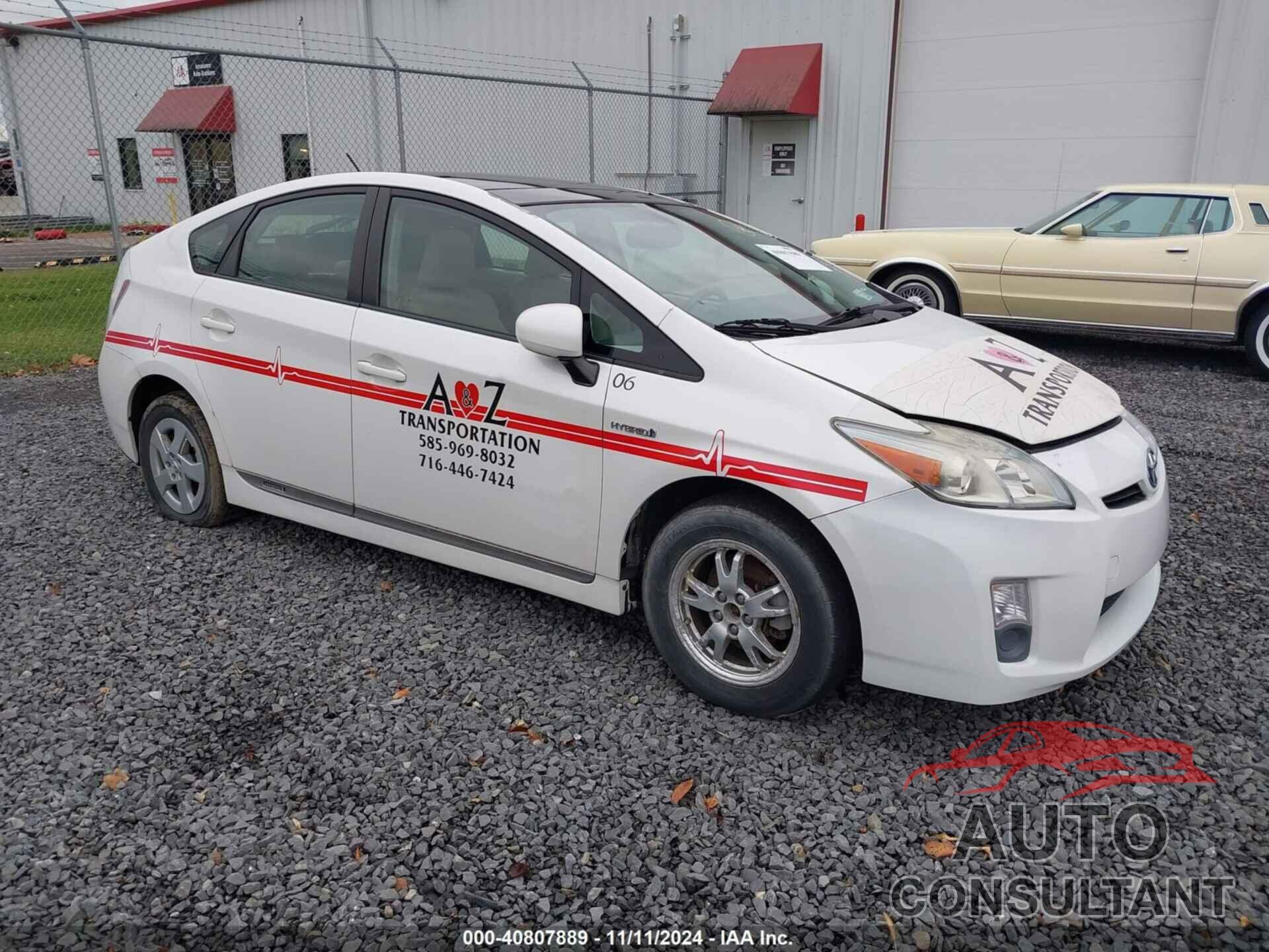 TOYOTA PRIUS 2010 - JTDKN3DU0A0024874