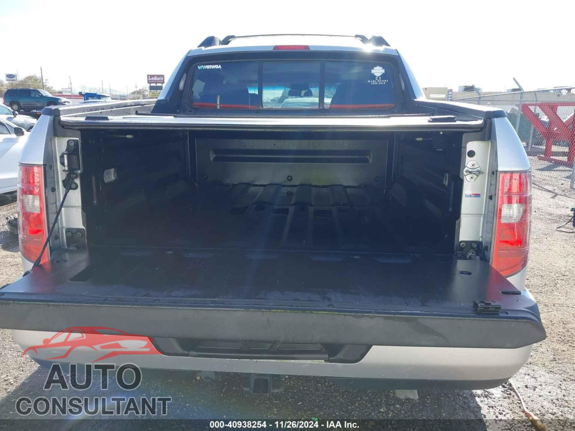 HONDA RIDGELINE 2009 - 5FPYK165X9B102384