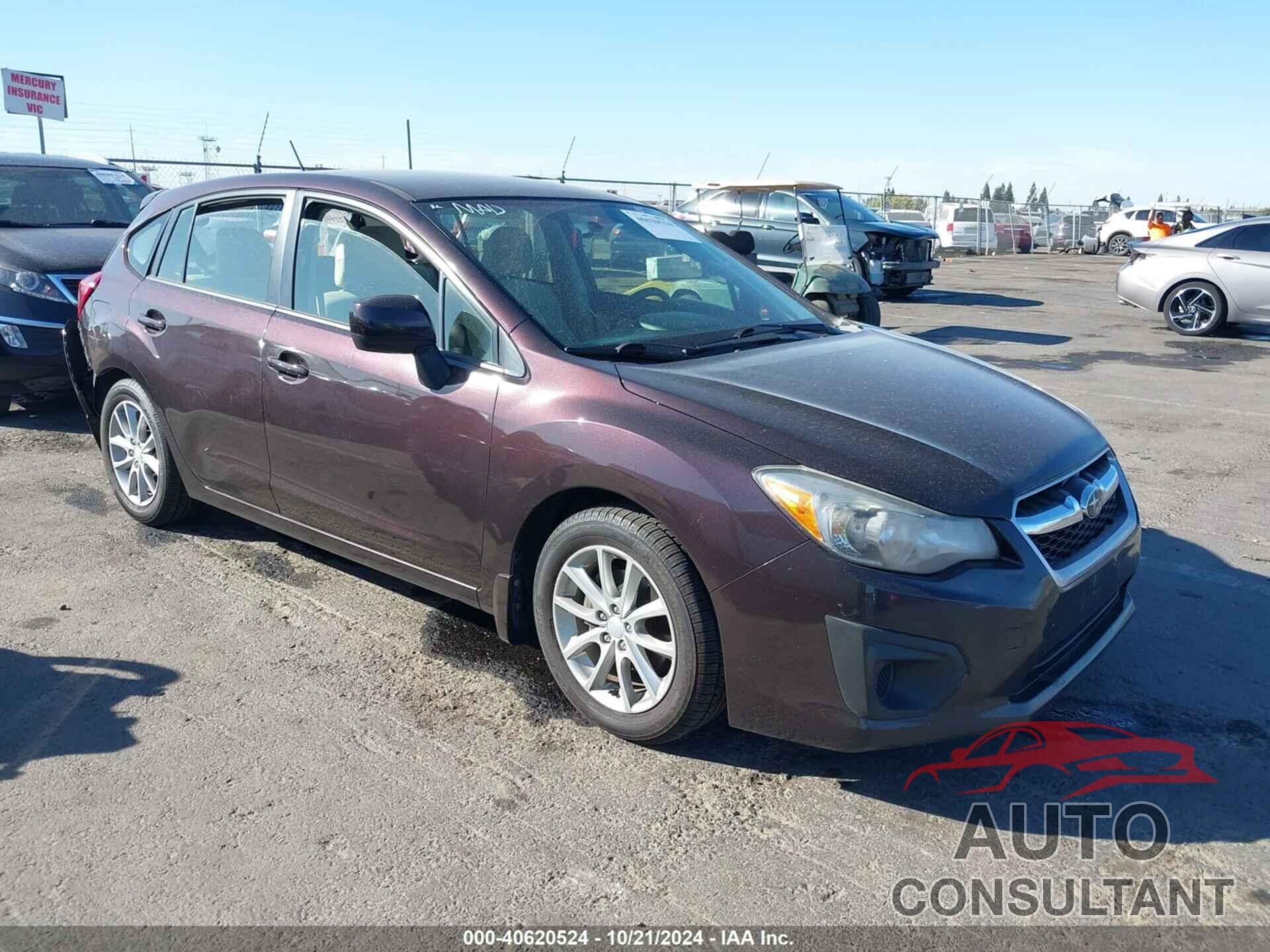 SUBARU IMPREZA 2013 - JF1GPAC69DH207399