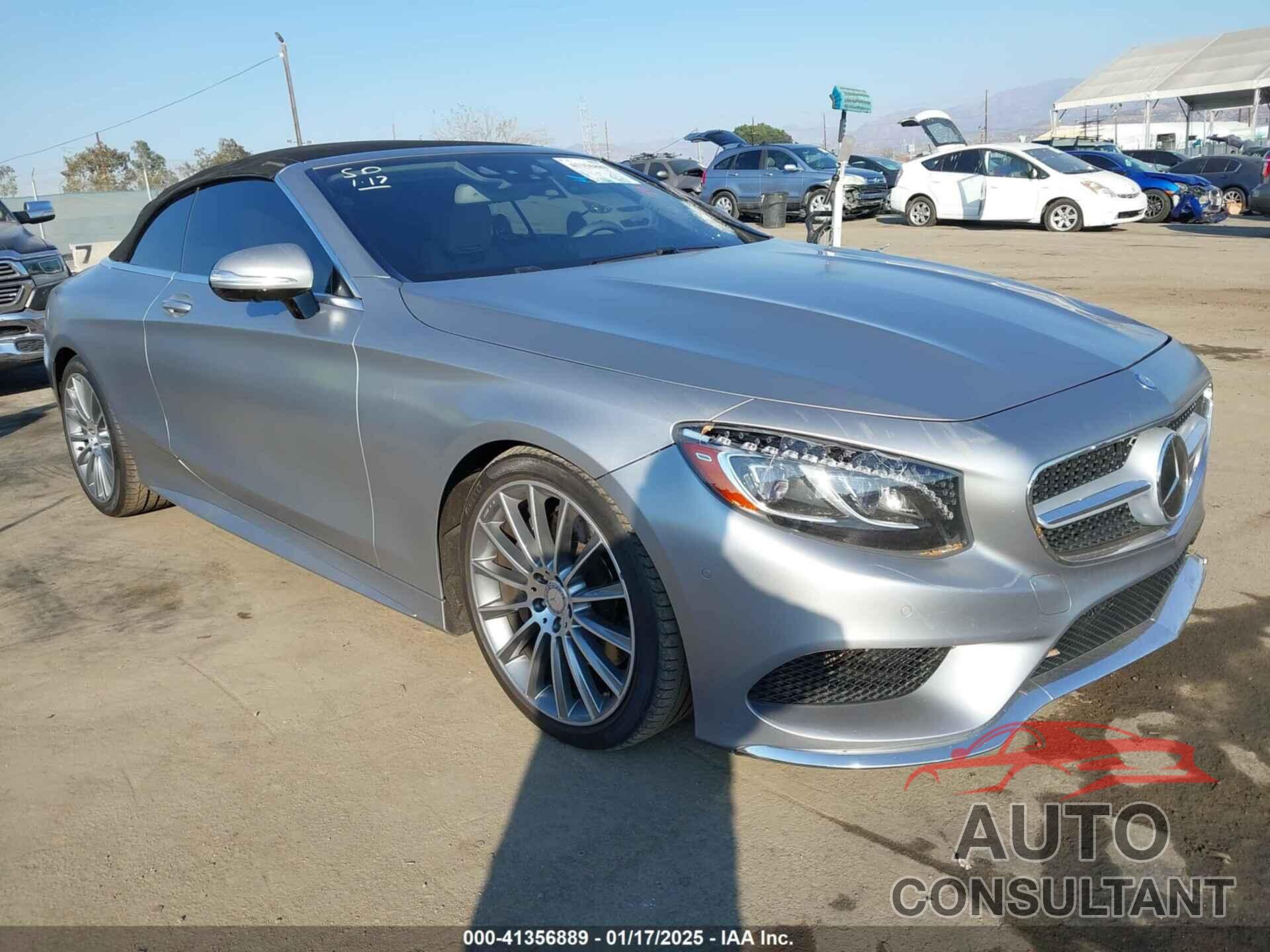 MERCEDES-BENZ S 550 2017 - WDDXK8CB7HA020360