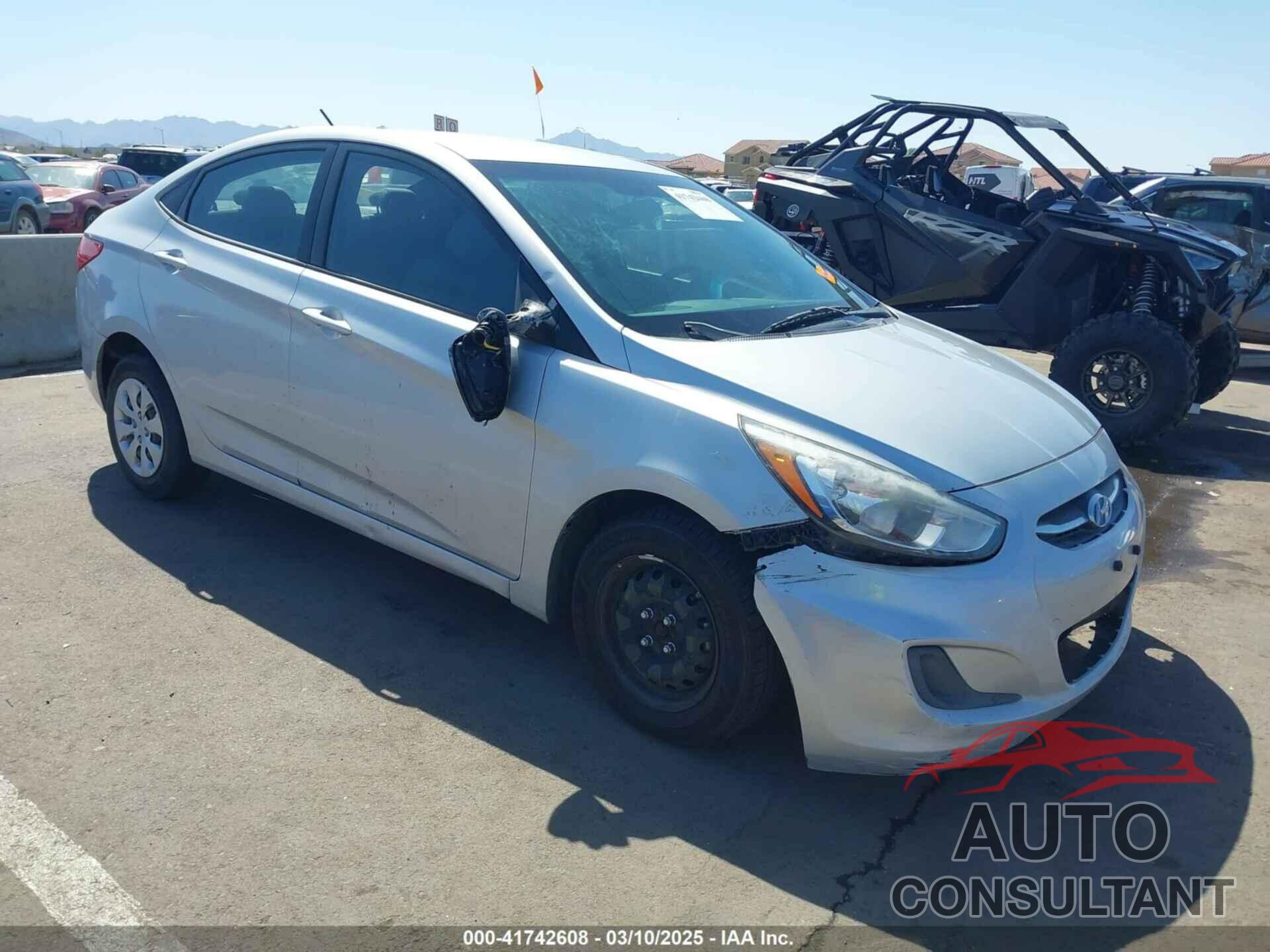 HYUNDAI ACCENT 2015 - KMHCT4AE3FU929893