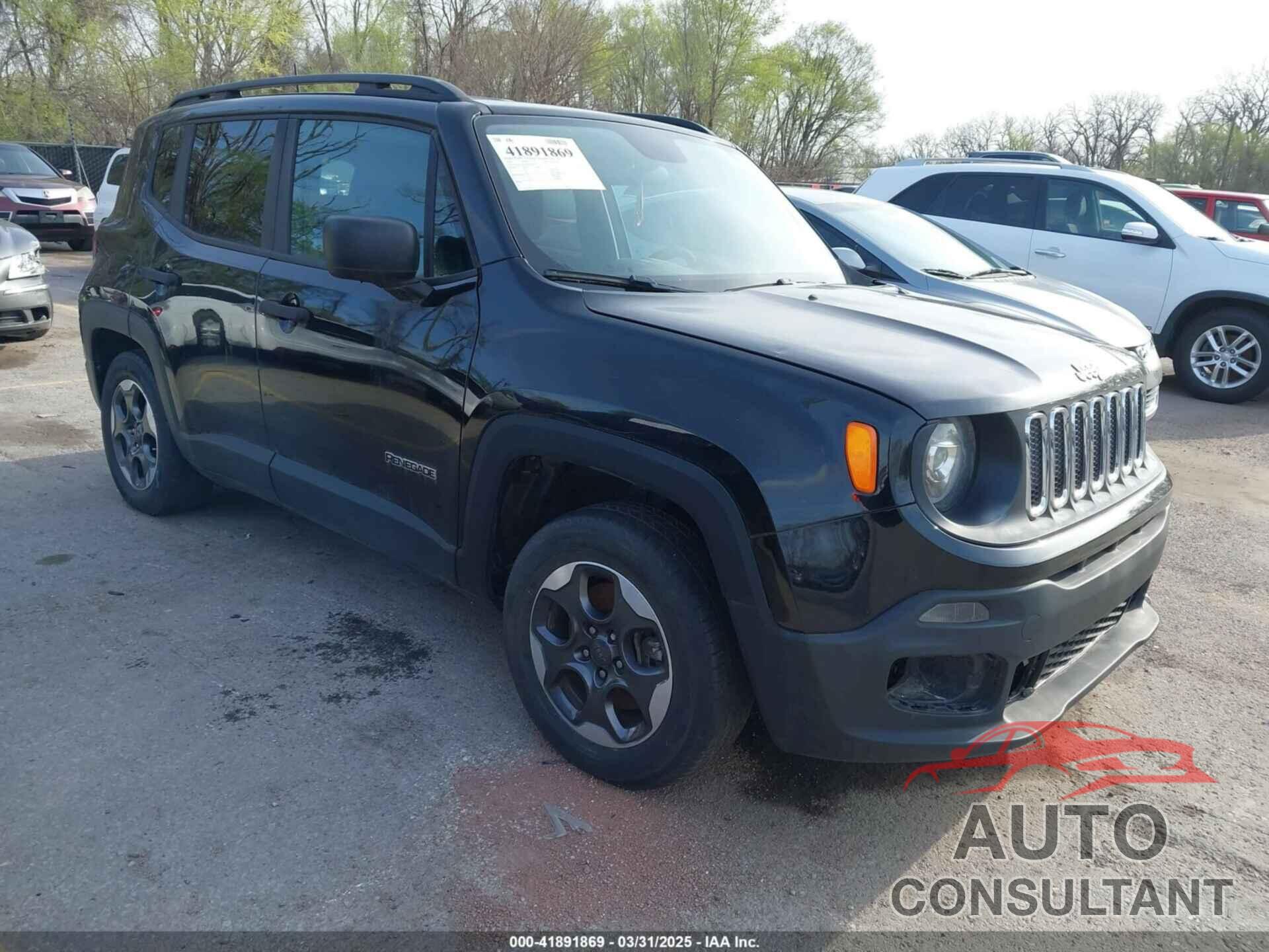 JEEP RENEGADE 2017 - ZACCJAAHXHPG09784