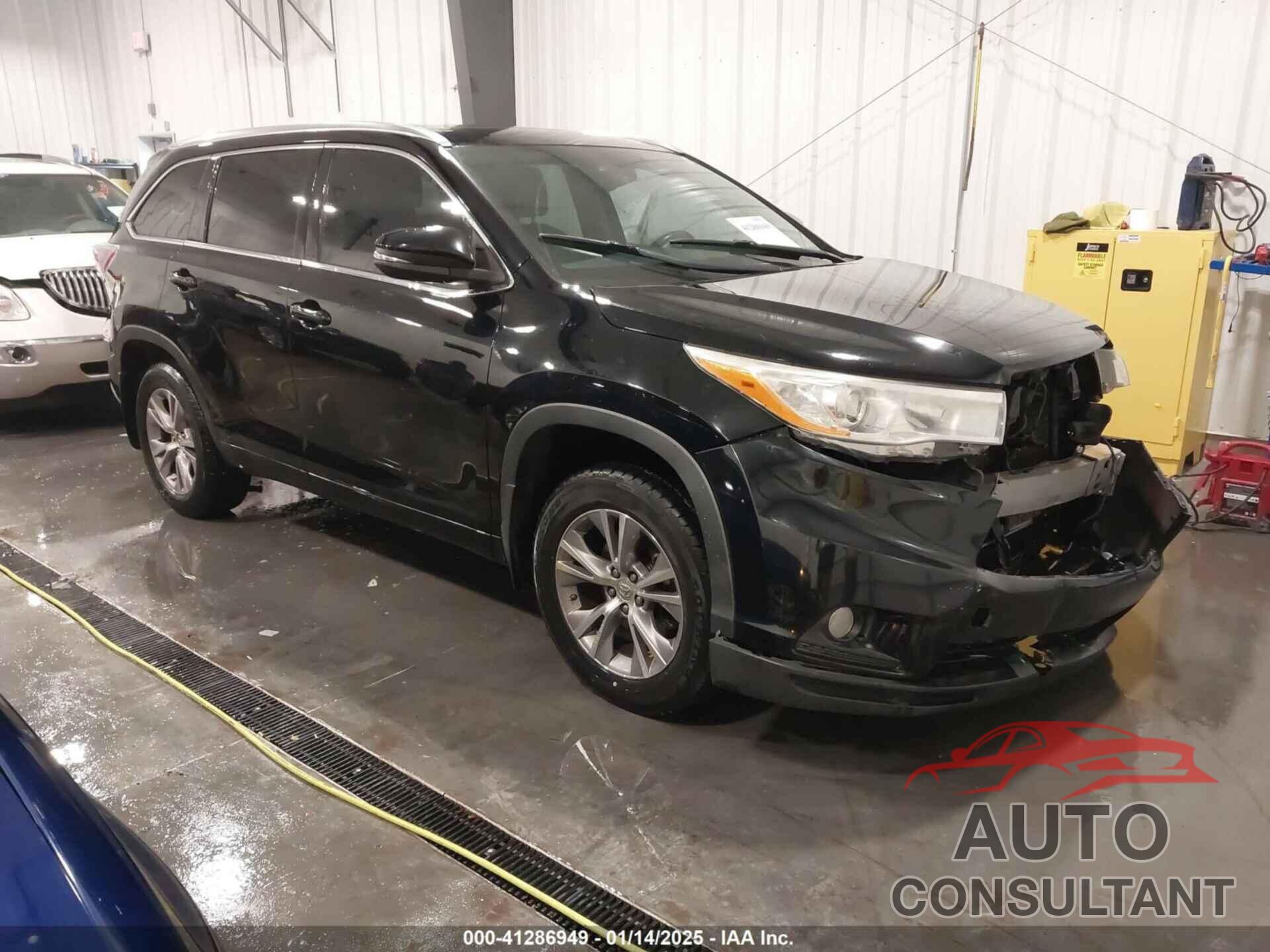 TOYOTA HIGHLANDER 2014 - 5TDJKRFH2ES029648