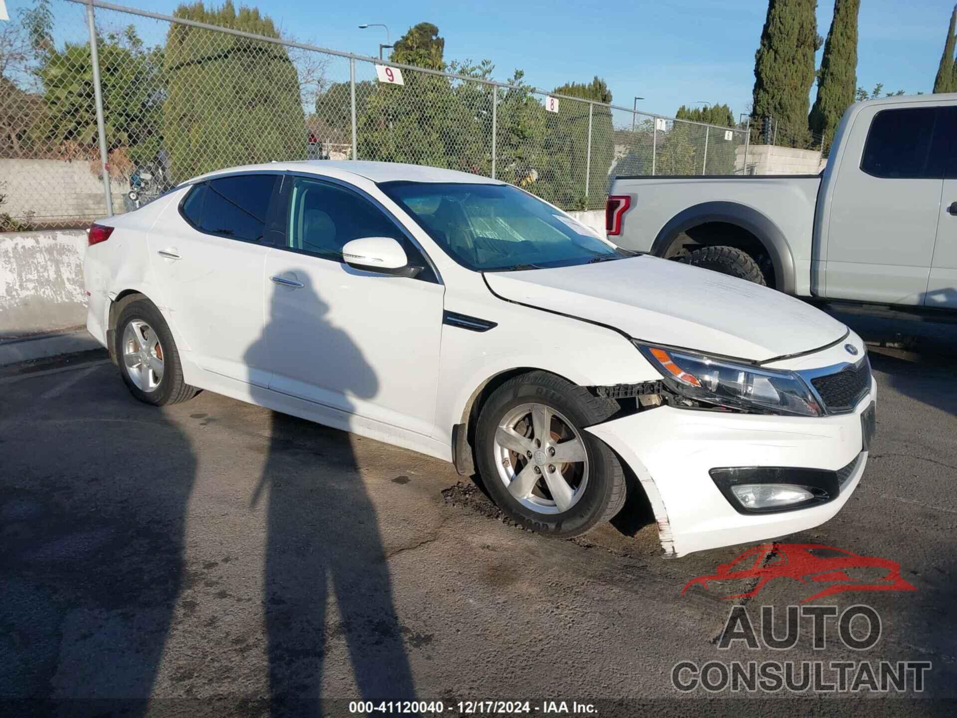 KIA OPTIMA 2015 - KNAGM4A71F5664743