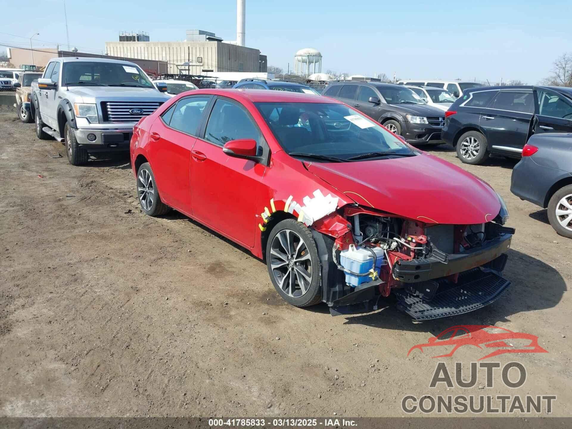 TOYOTA COROLLA 2017 - 2T1BURHE3HC856802