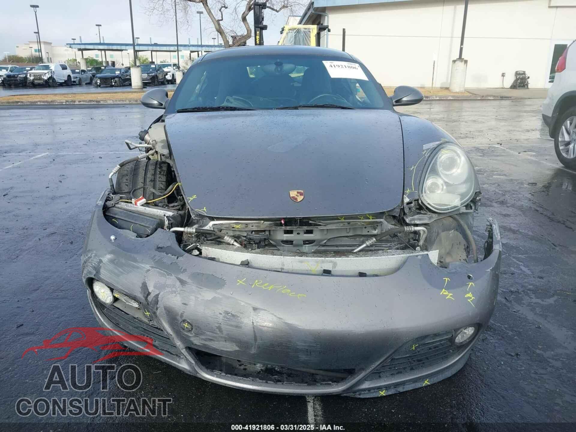 PORSCHE CAYMAN 2012 - WP0AA2A88CS760106