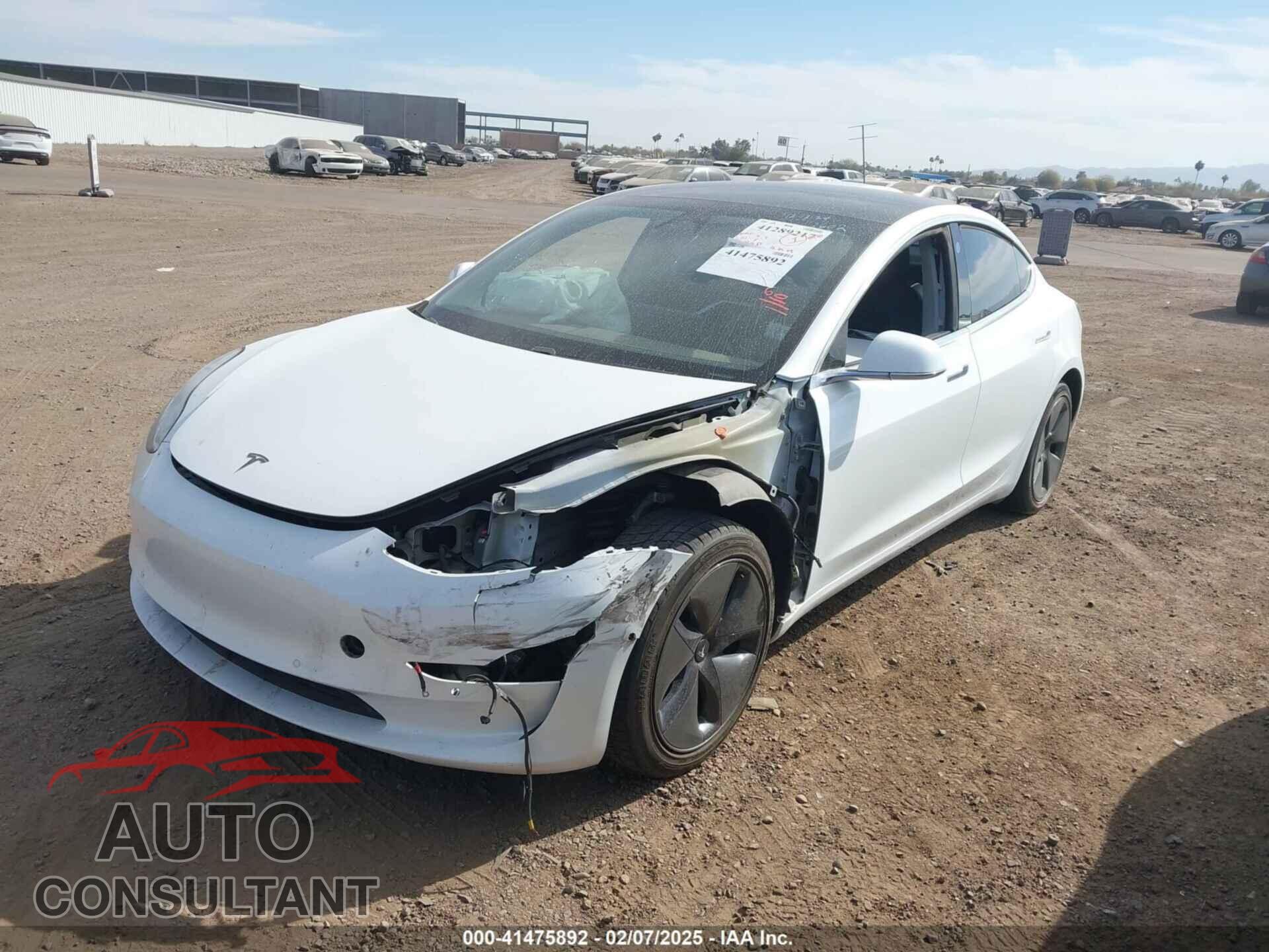 TESLA MODEL 3 2019 - 5YJ3E1EA7KF482802